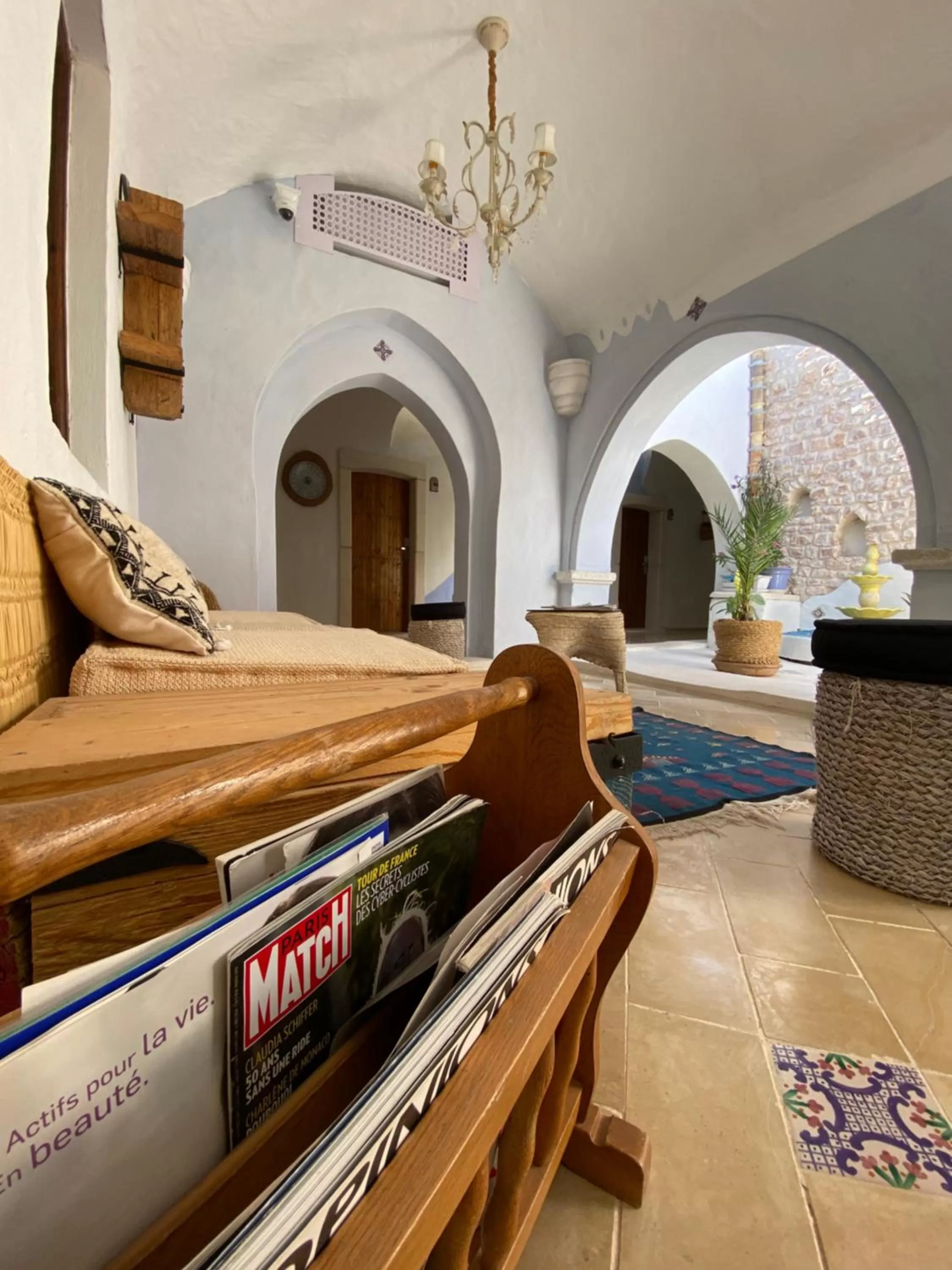 Seating area in Hôtel Djerba Authentique - Au centre de Midoun