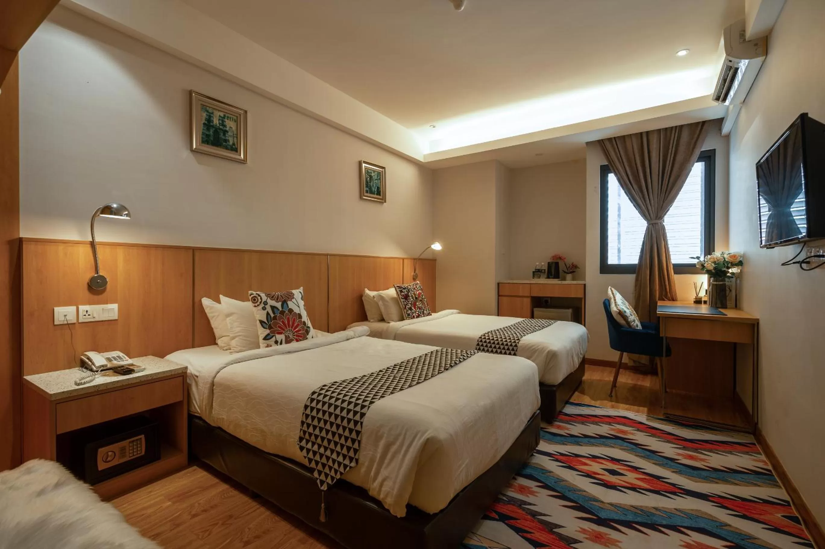 Bed in Summer Tree Hotel Penang