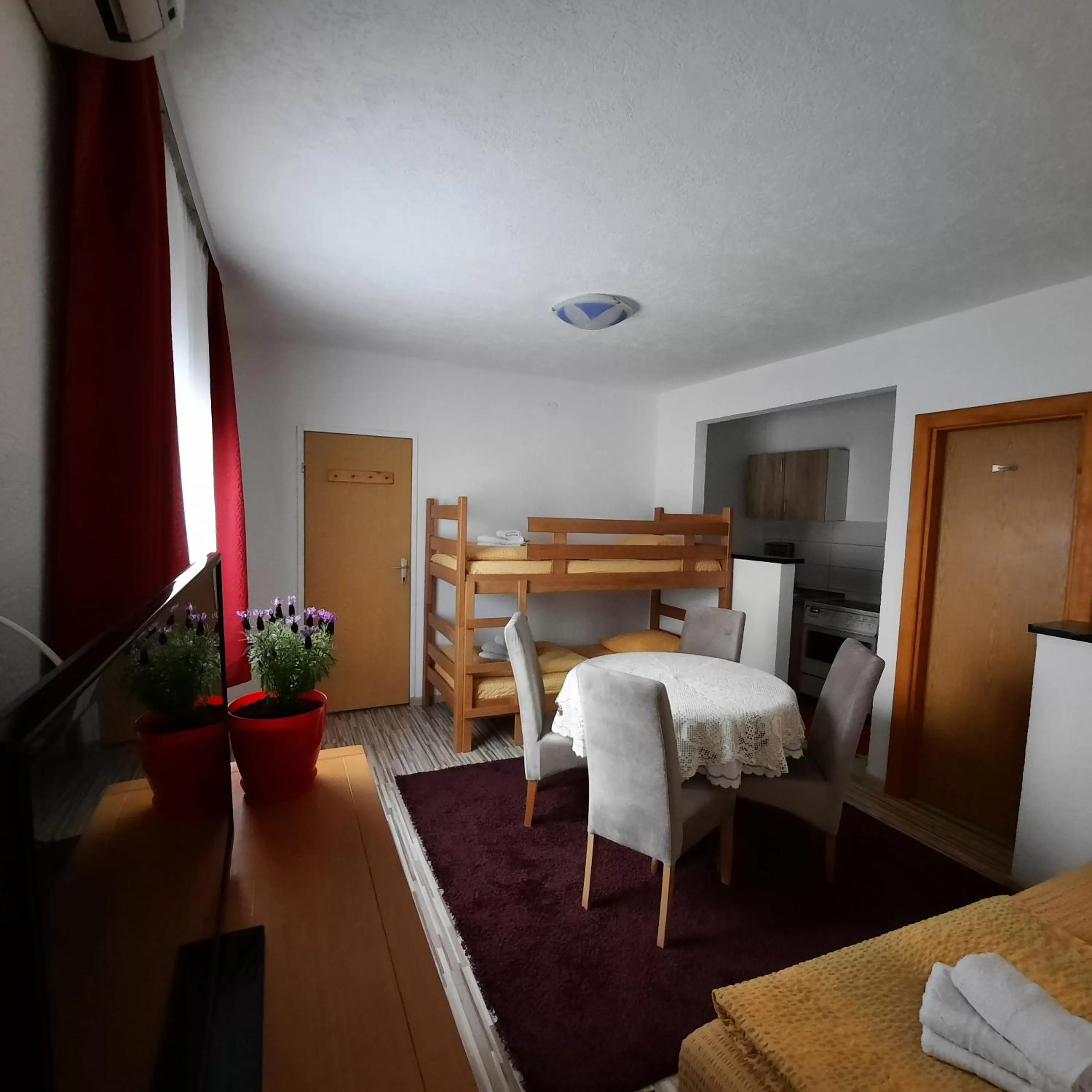 View (from property/room), Bunk Bed in Guest House Nana