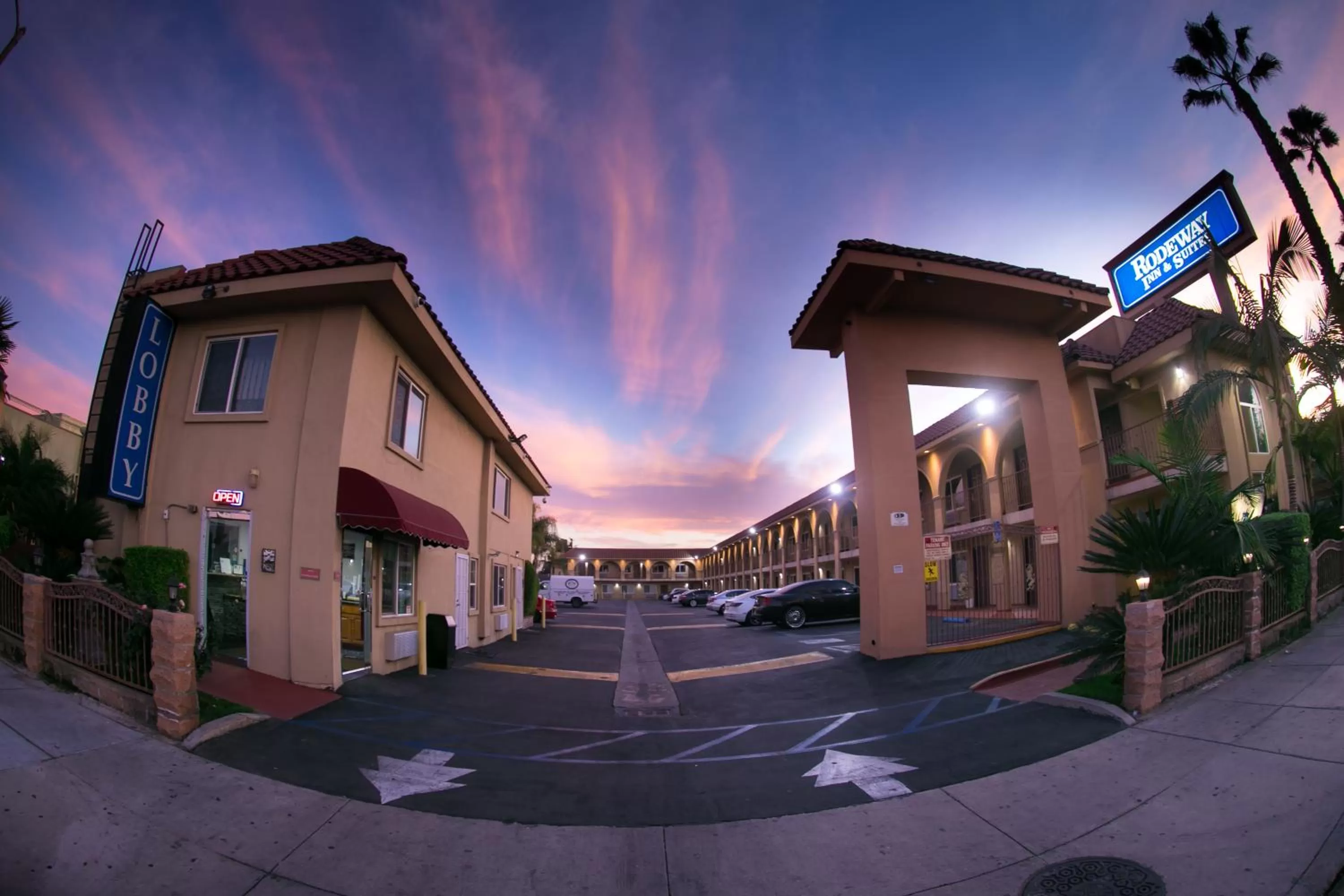 Property building in Rodeway Inn & Suites Bellflower