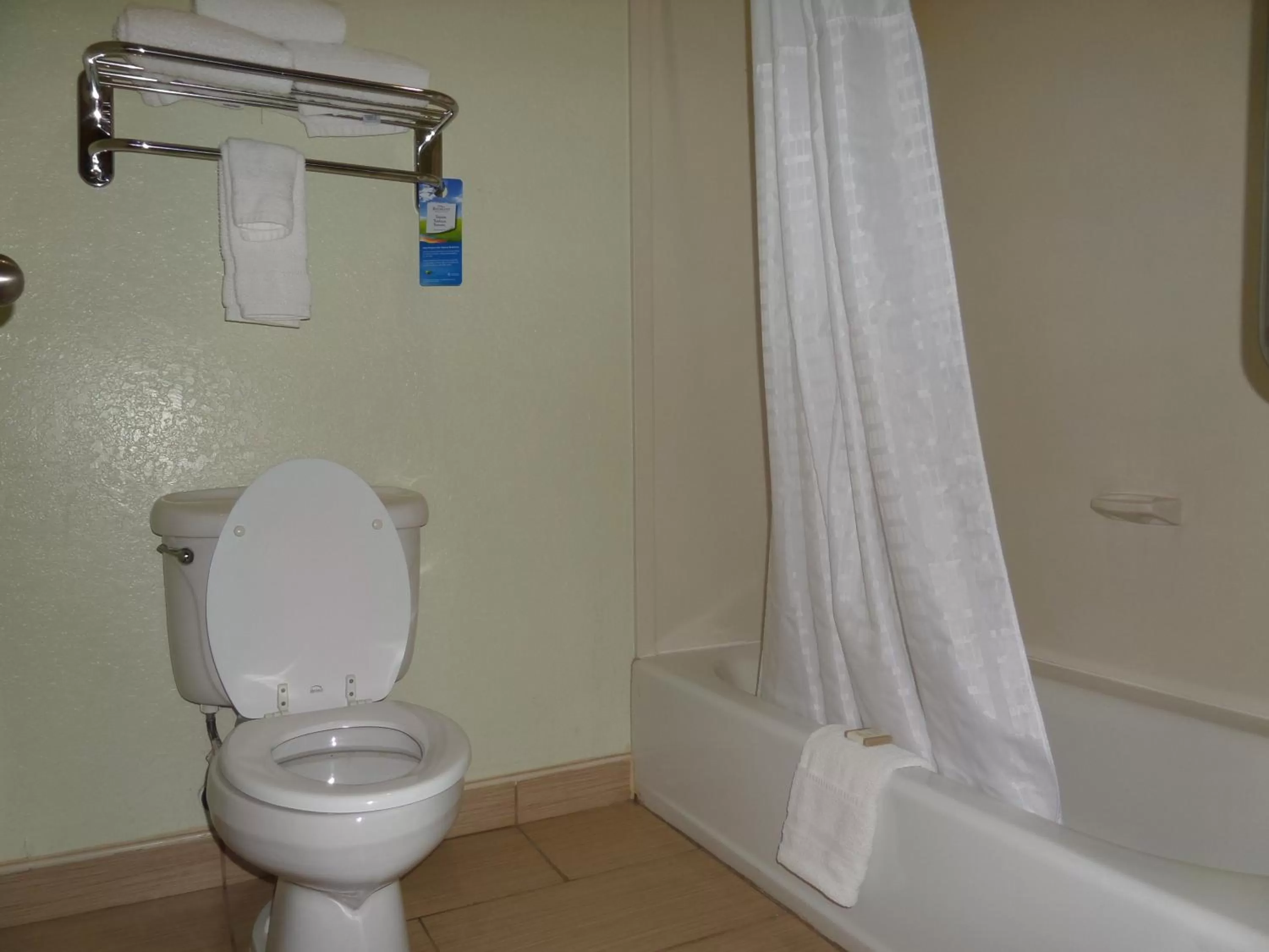 Toilet in Baymont by Wyndham Pearsall