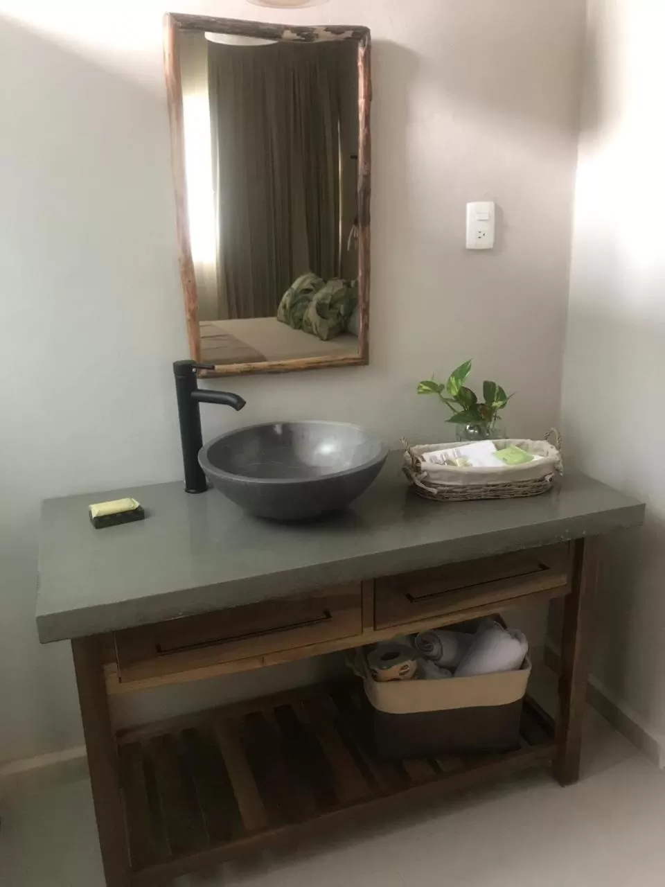 Bathroom in AGAM Hotel Boutique Bacalar - Adults Only