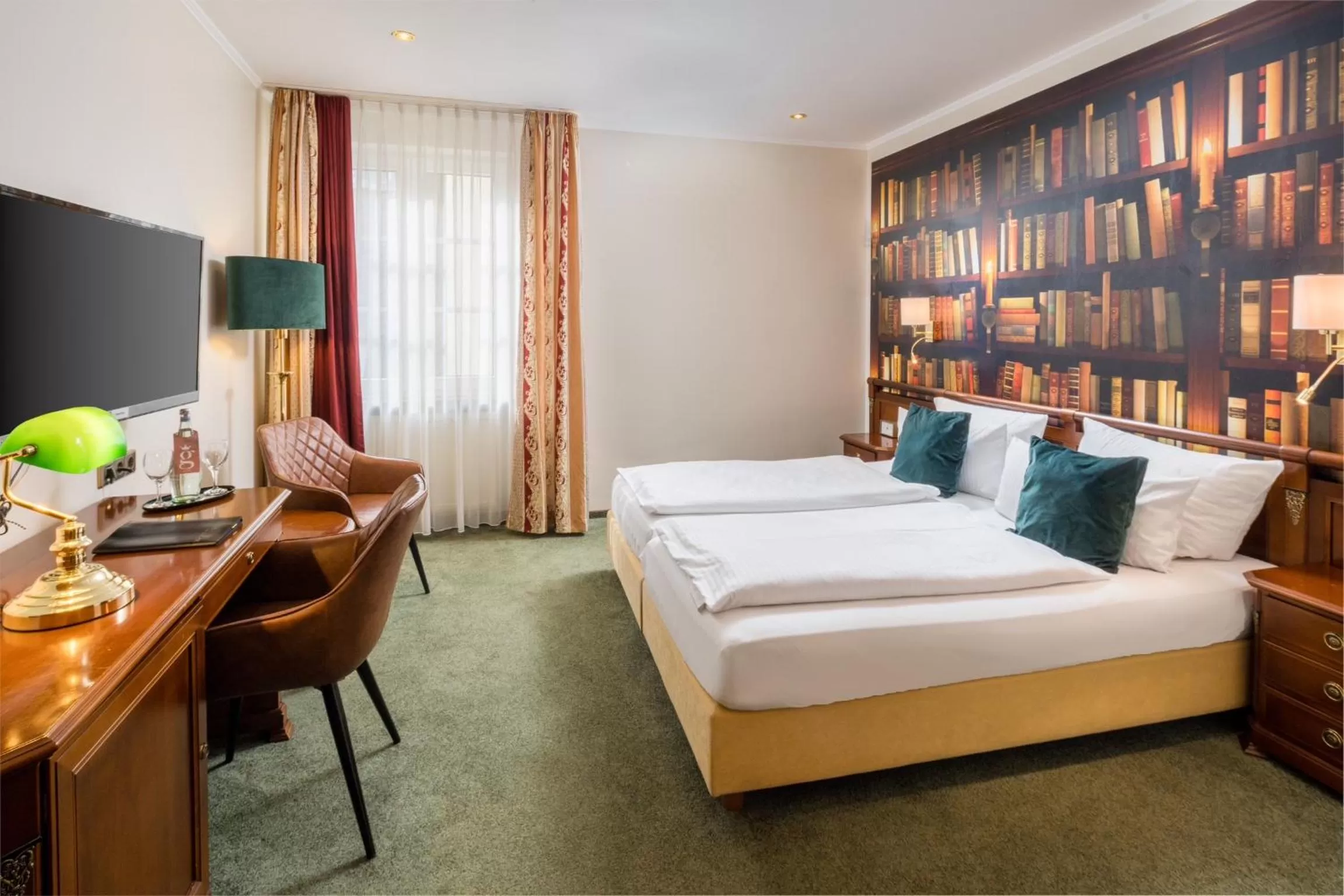 Bed in Hotel Germania