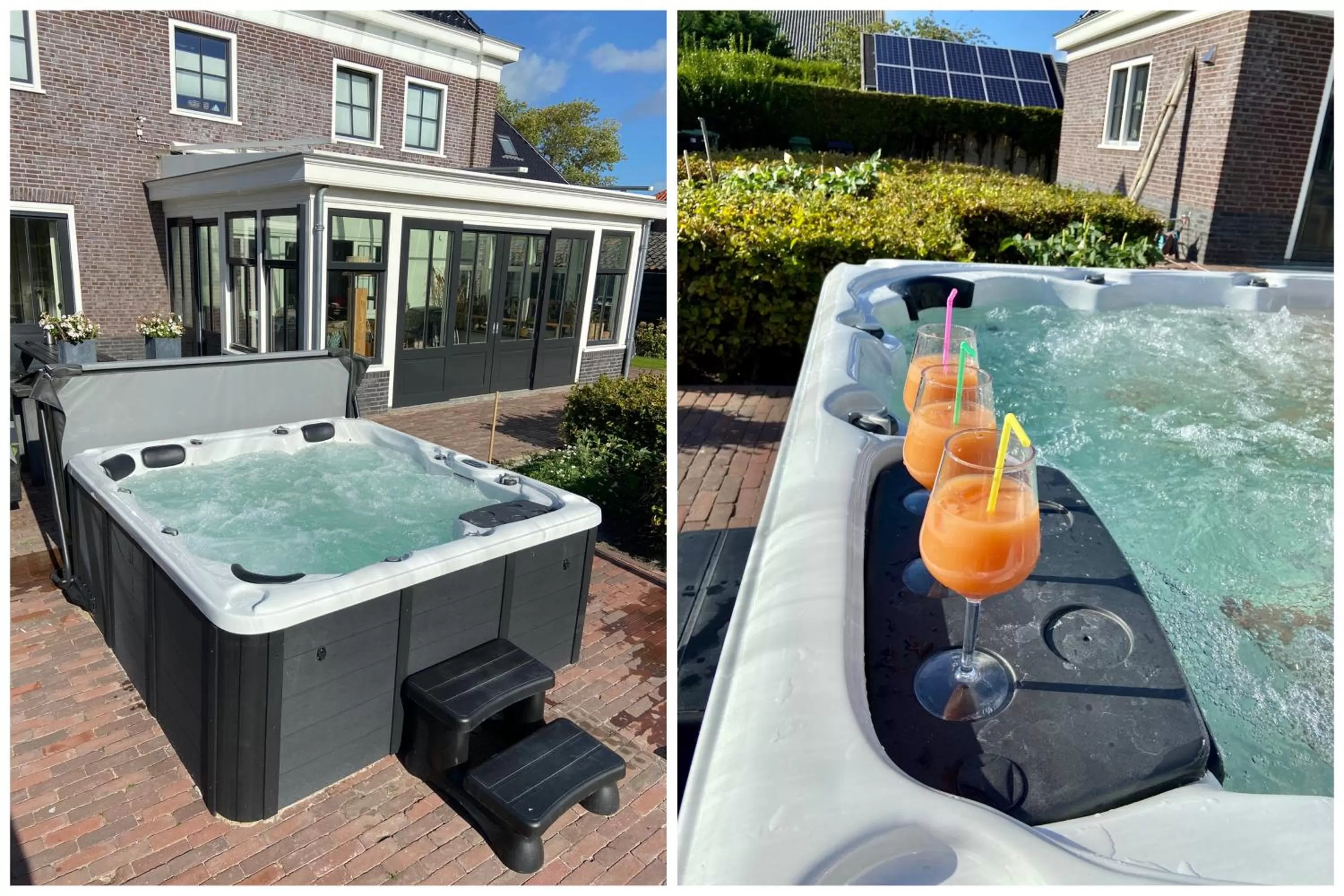 Hot Tub in De Parel B&B