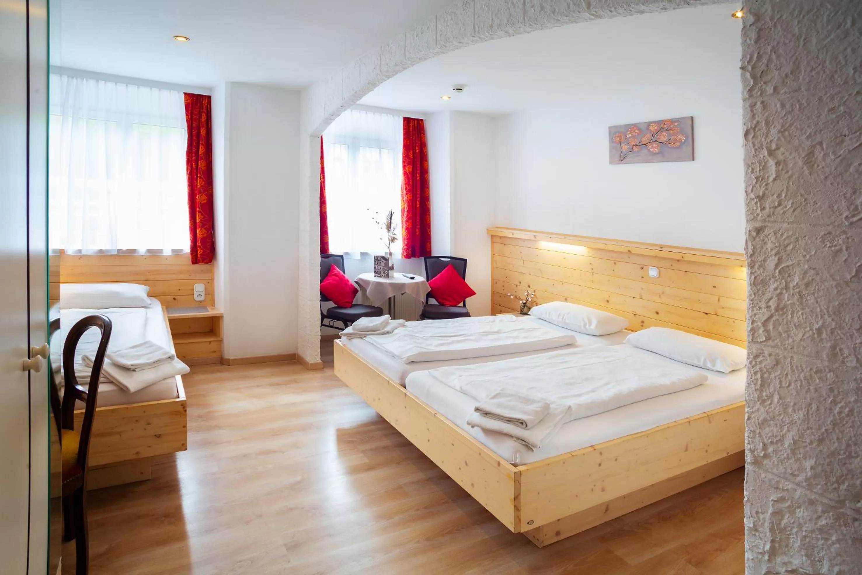 Bedroom, Bed in Hotel Gisela