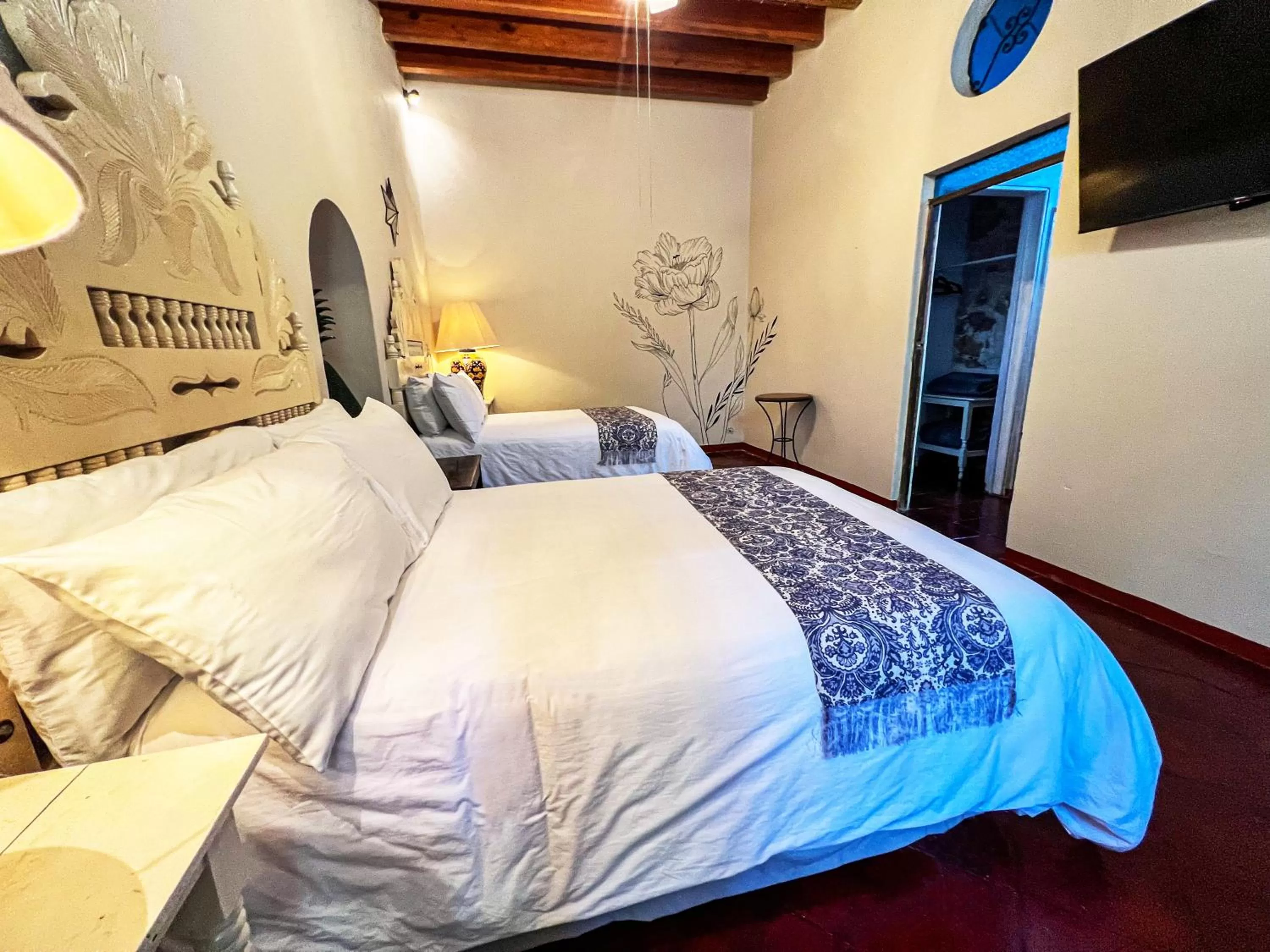 Bed in Hacienda de las Flores