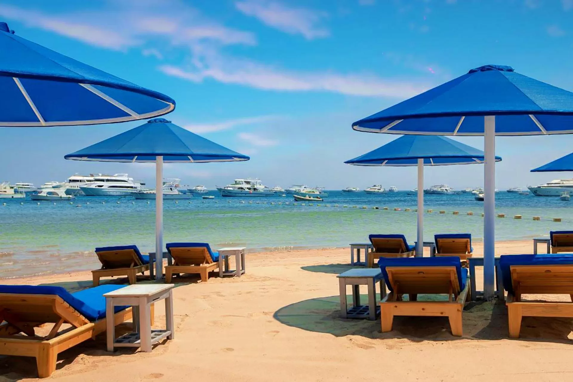 Beach in Pickalbatros Blu Spa Resort - Adults Friendly 16 Years Plus- Ultra All-Inclusive