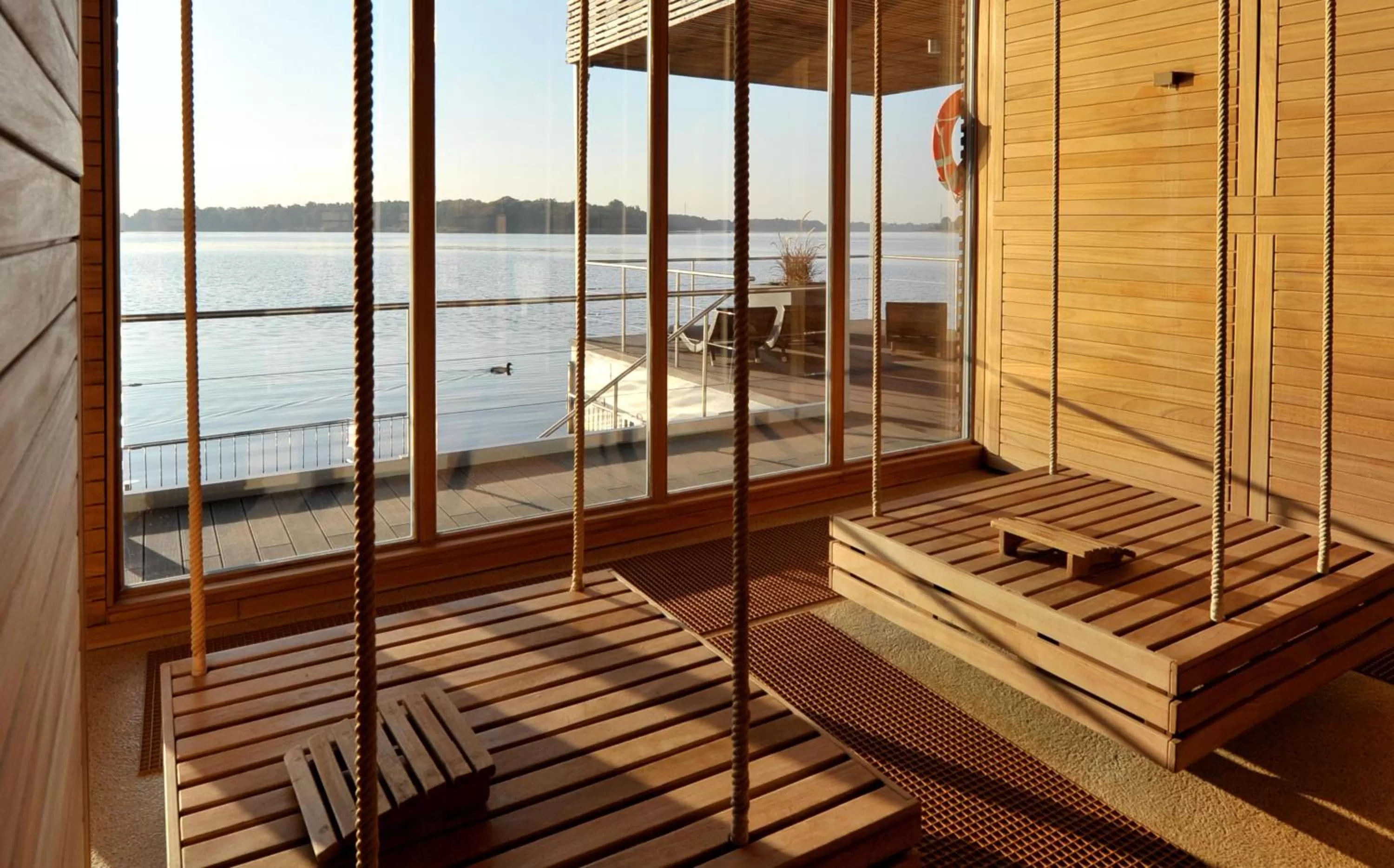 Sauna in Resort Mark Brandenburg & Fontane Therme