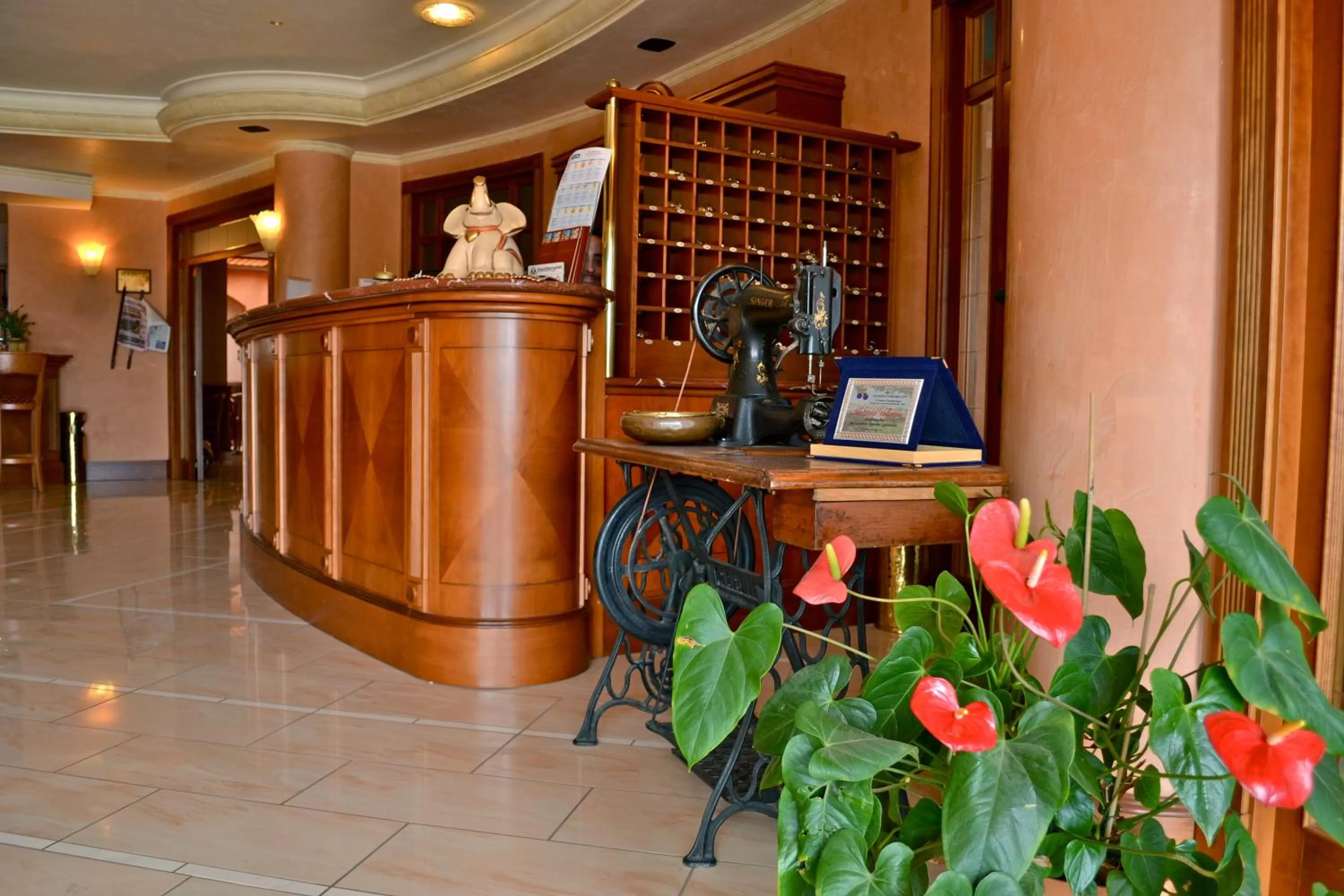 Lobby or reception in Hotel Valle Rossa