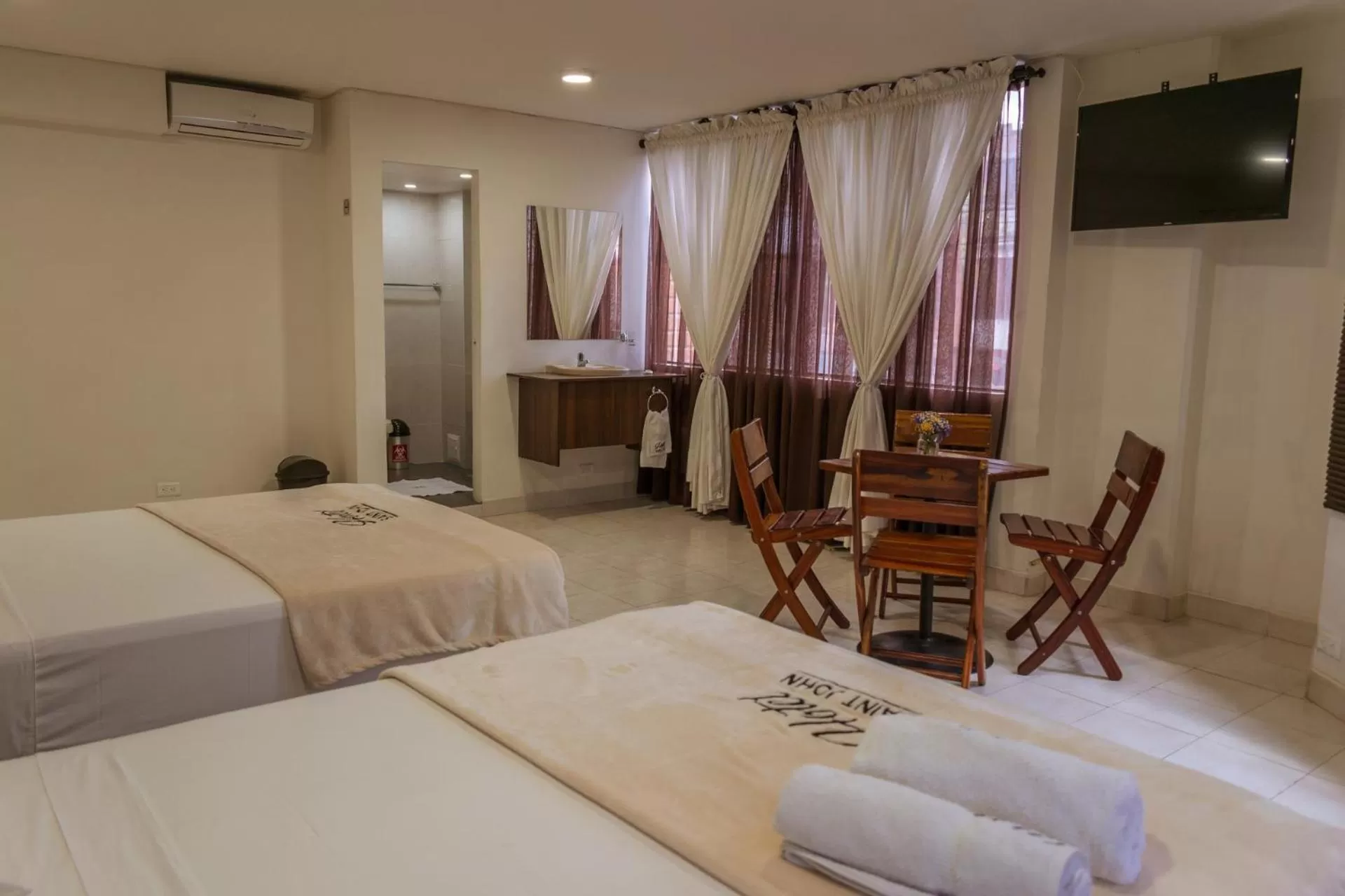 Bed in Hotel Saint John