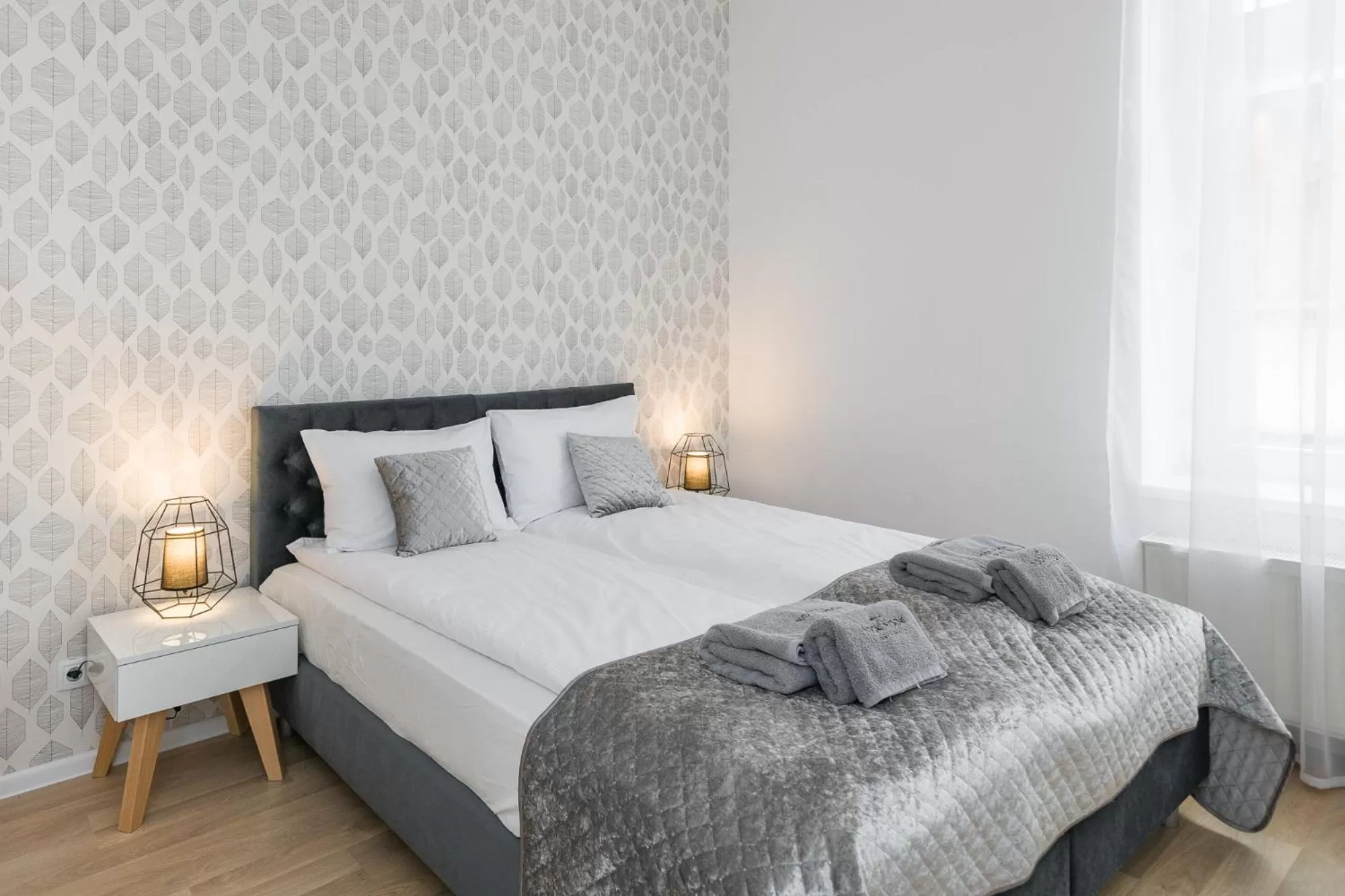 Bed in NOOK NOOK Apartments Katarzyny 2