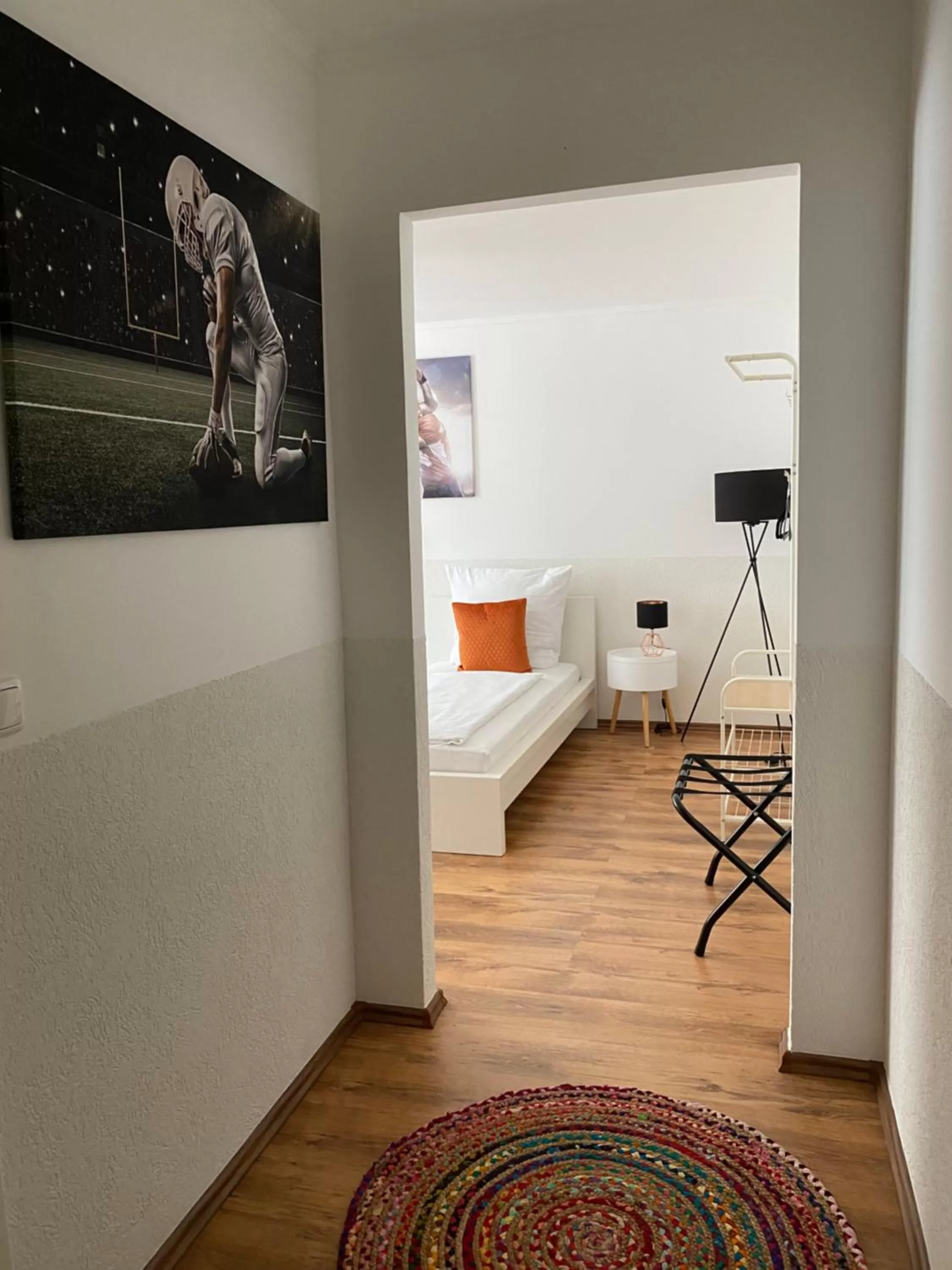 Photo of the whole room, Bed in Hotel am Hafen