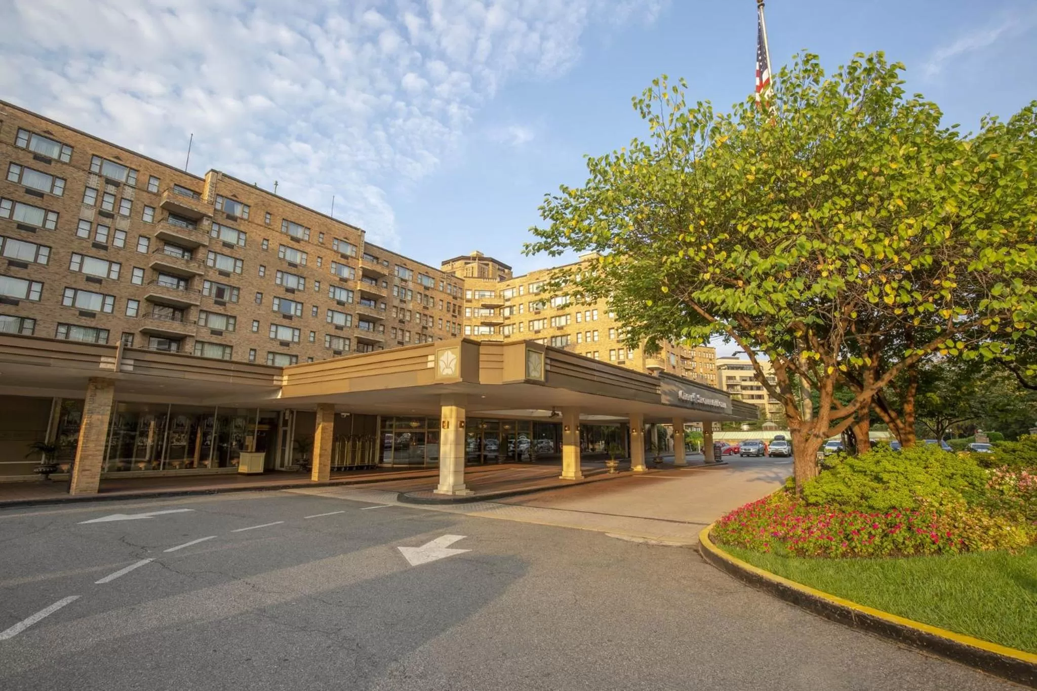 Property building in Omni Shoreham Hotel