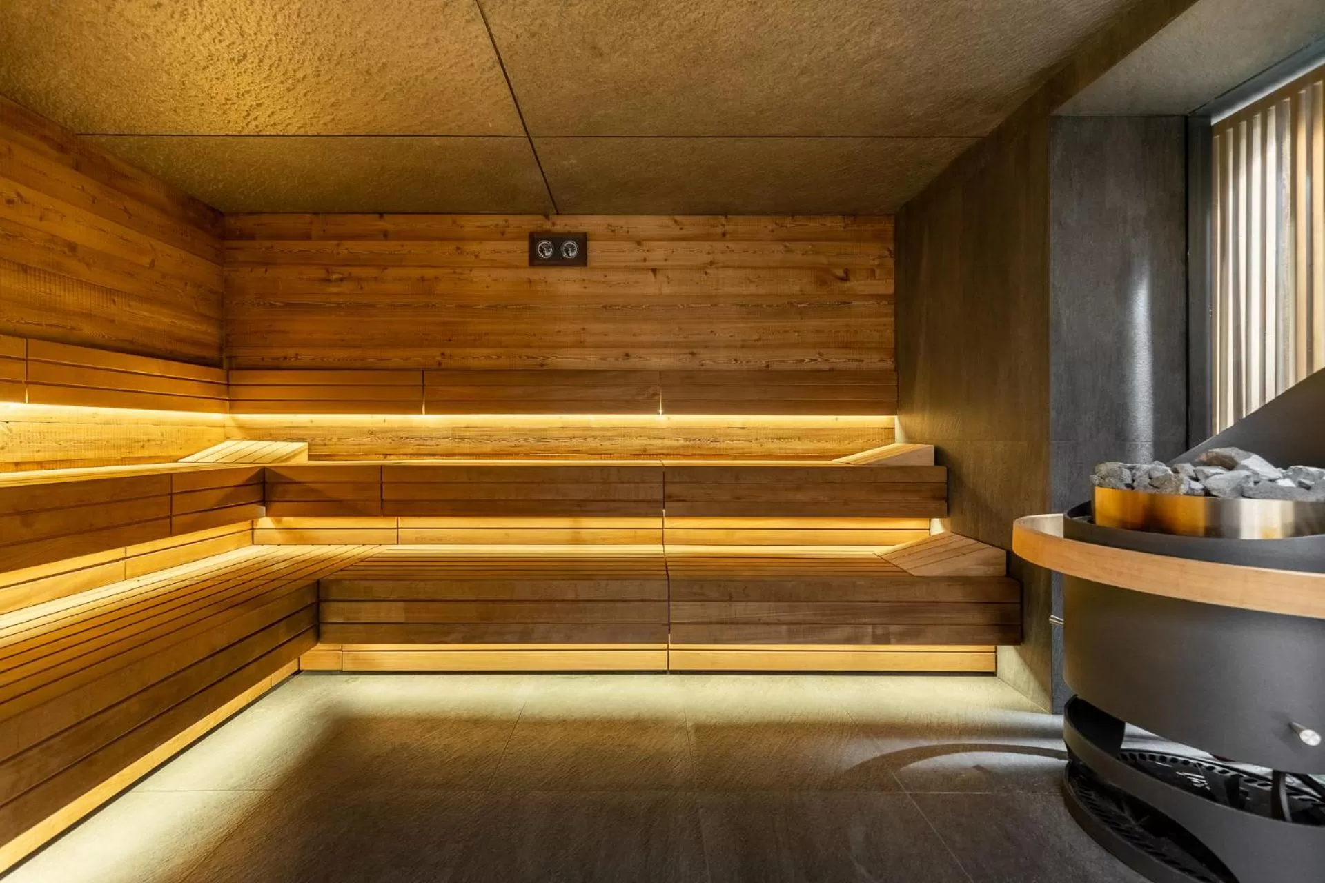 Sauna in Hotel META Resort & Vine SPA