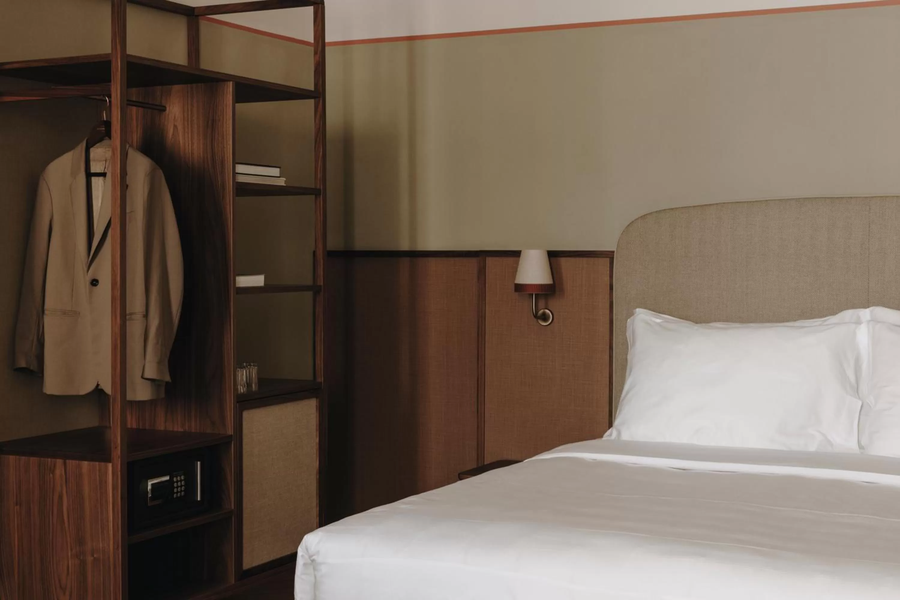 Bedroom, Bed in Parkhotel Mondschein, a Member of Design Hotels