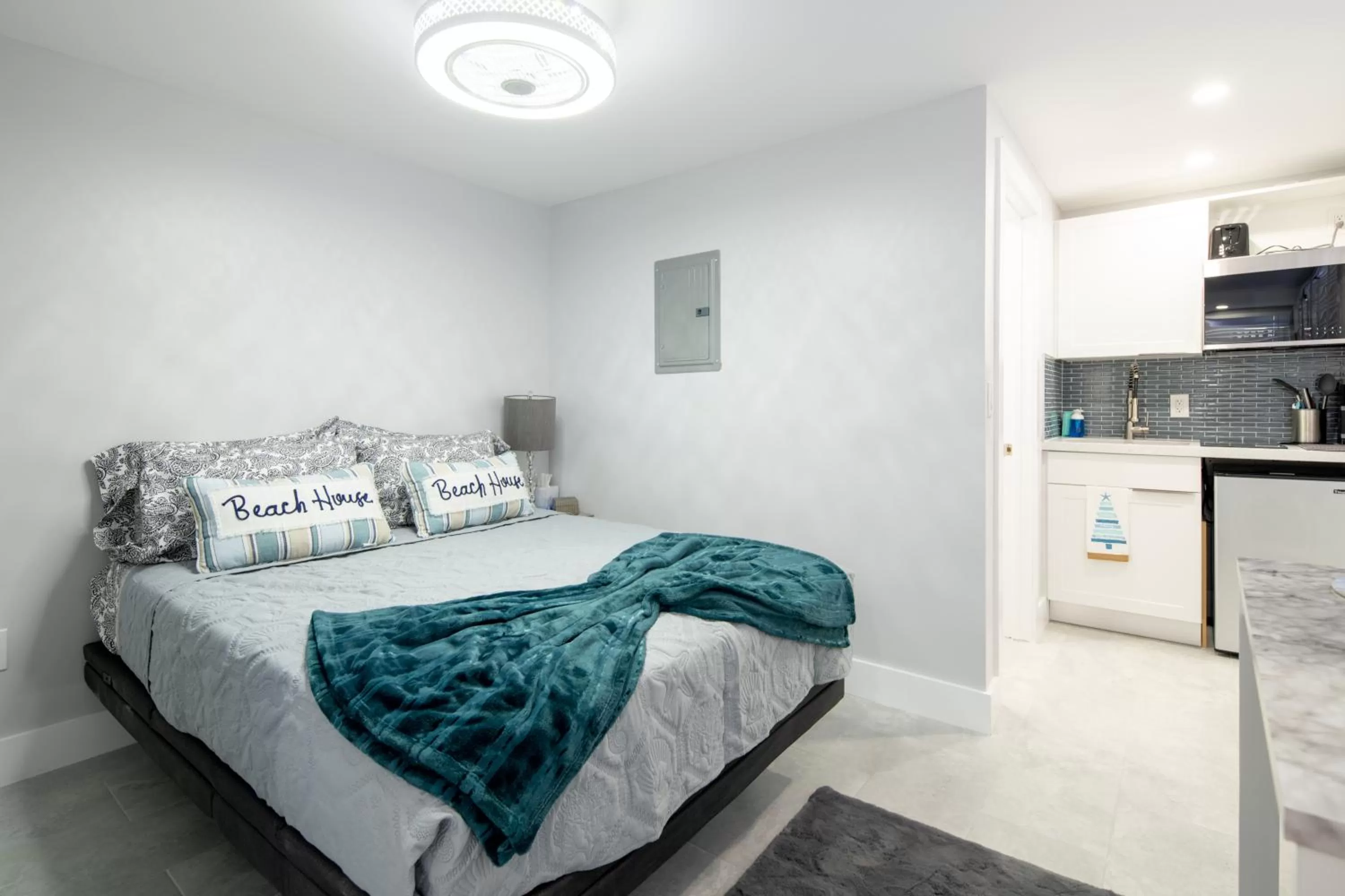 Bed in The Surf Hollywood Beach