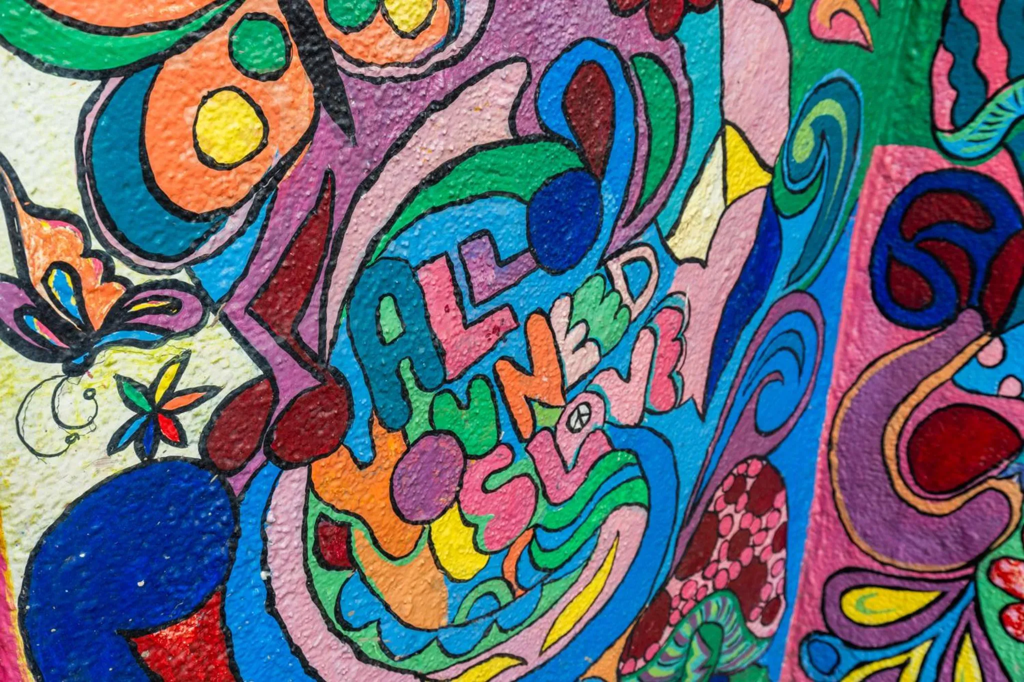 Decorative detail in Samesun Ocean Beach Hotel & Hostel