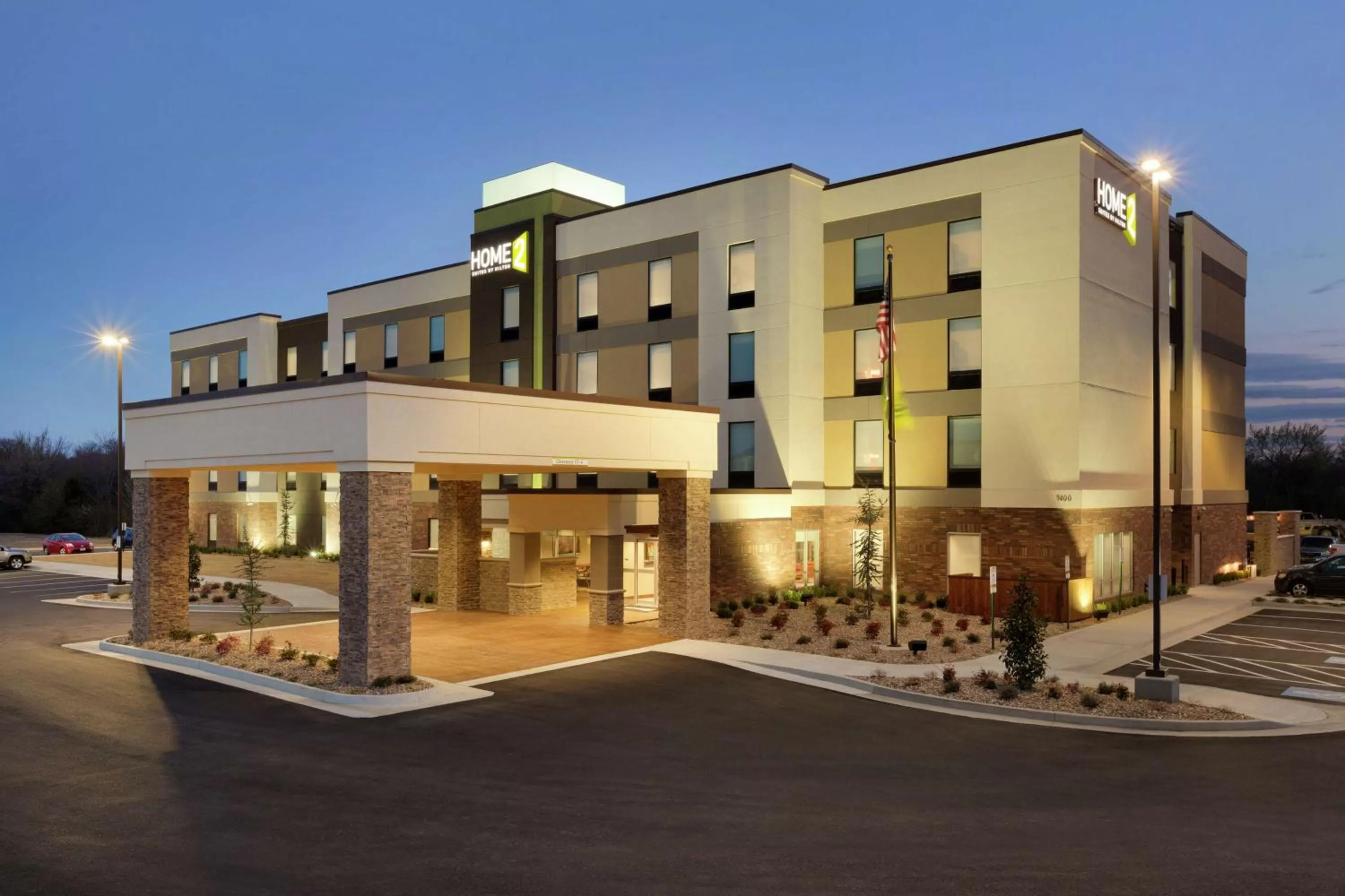 Property building in Home2 Suites by Hilton Fort Smith