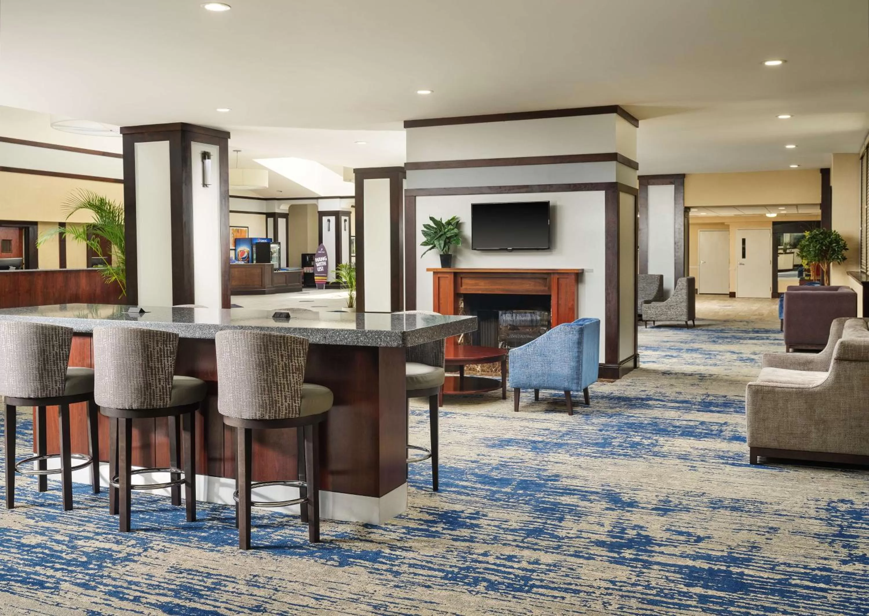 Lobby or reception in Doubletree by Hilton Hotel Williamsburg