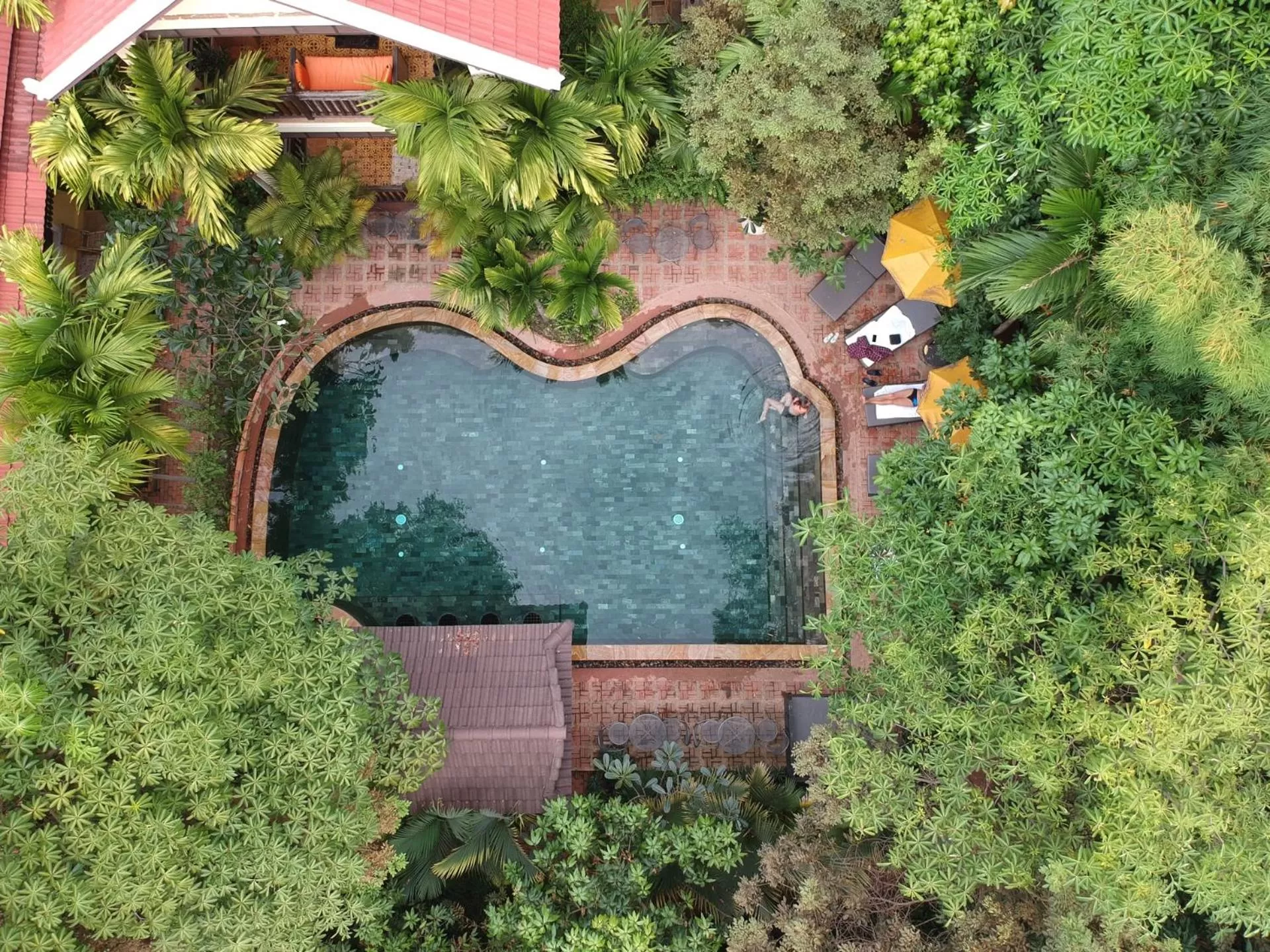 View (from property/room), Bird's-eye View in Residence Indochine Suite