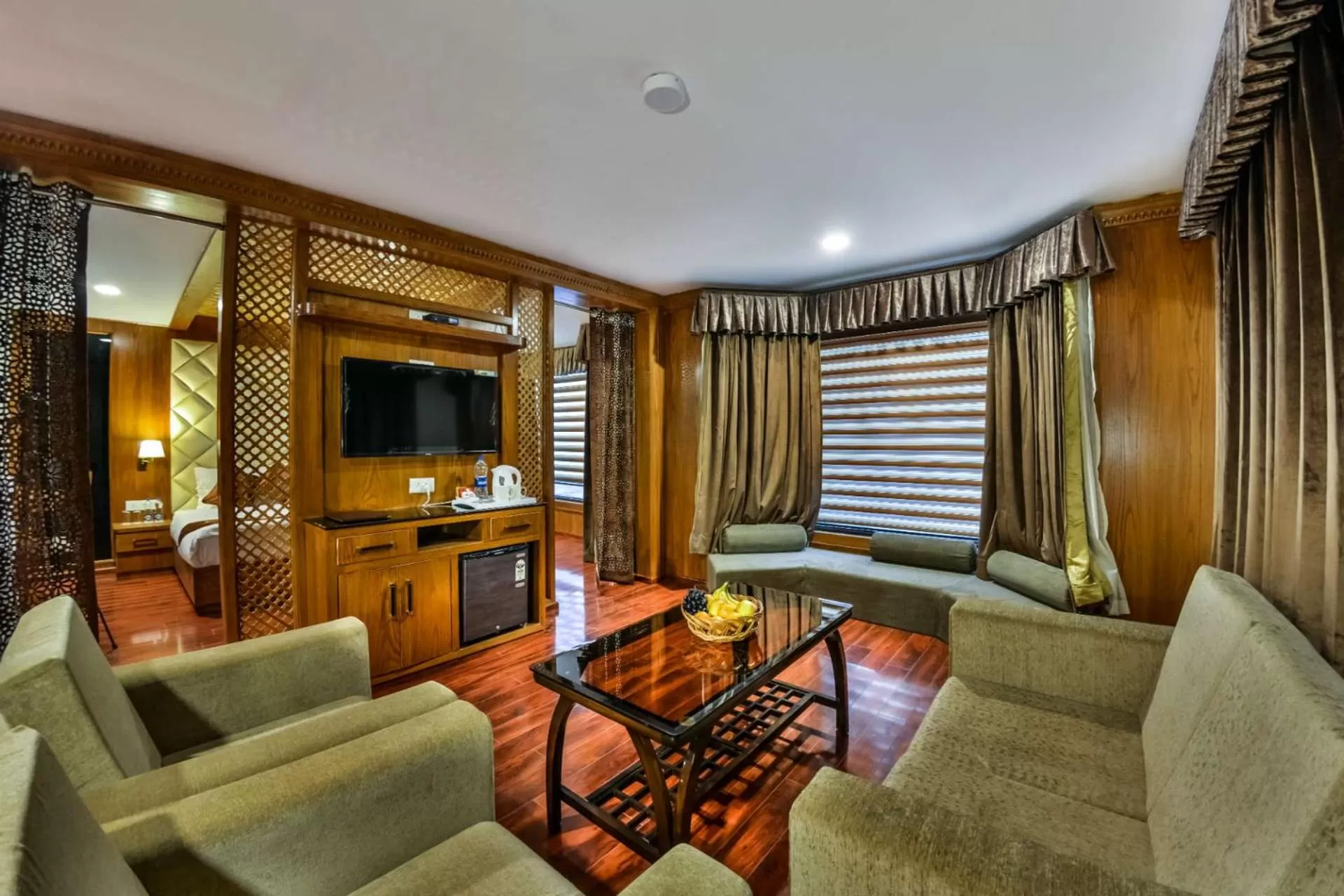 Seating Area in Royal Hillton Pahalgam