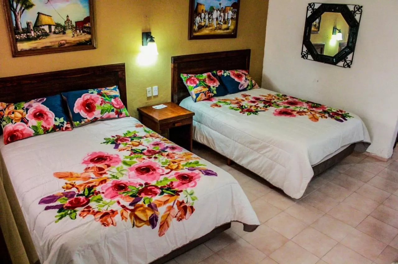 Bed in Hotel San Clemente