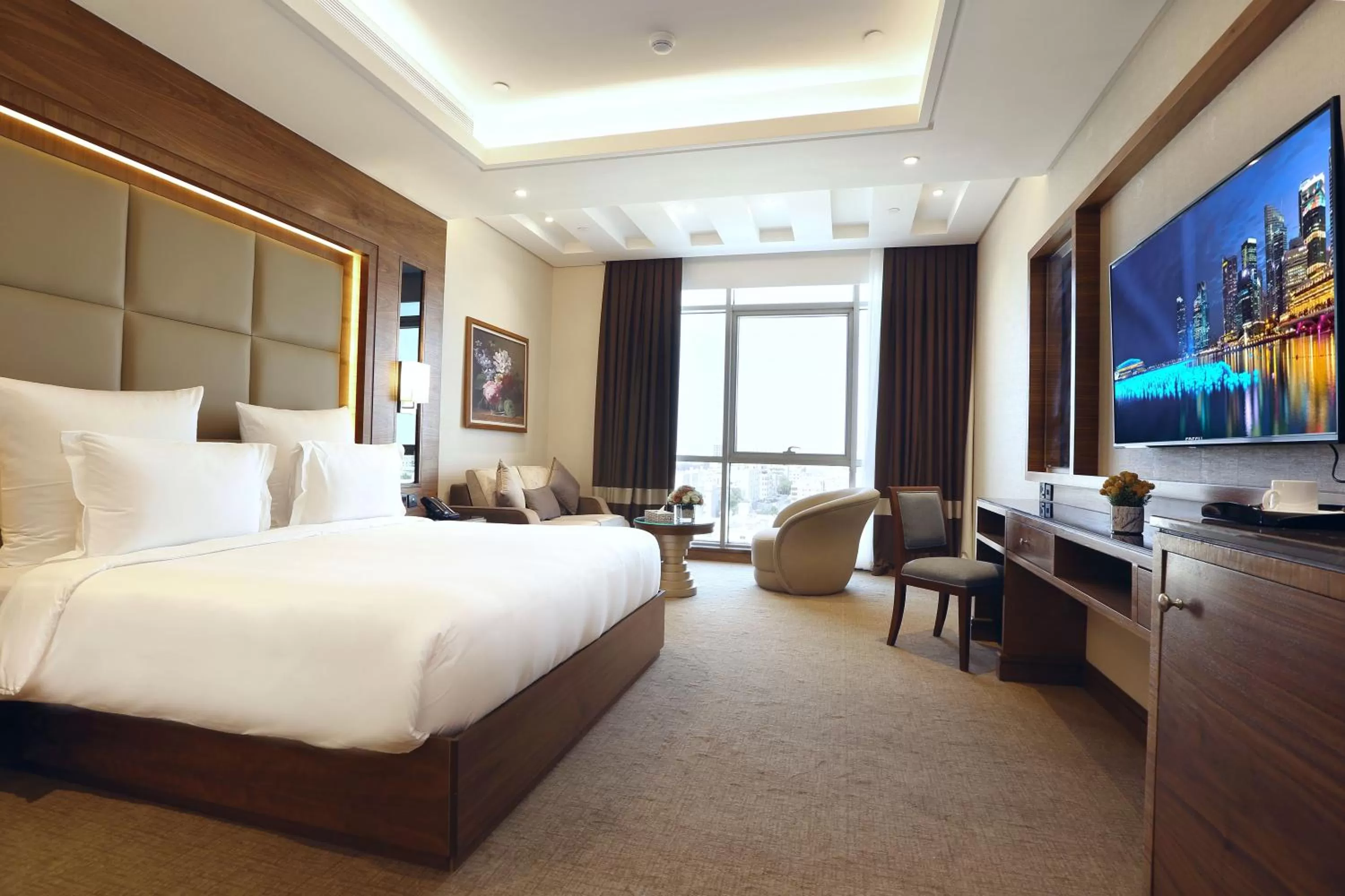 Property building, Bed in Weekend Hotel Sari