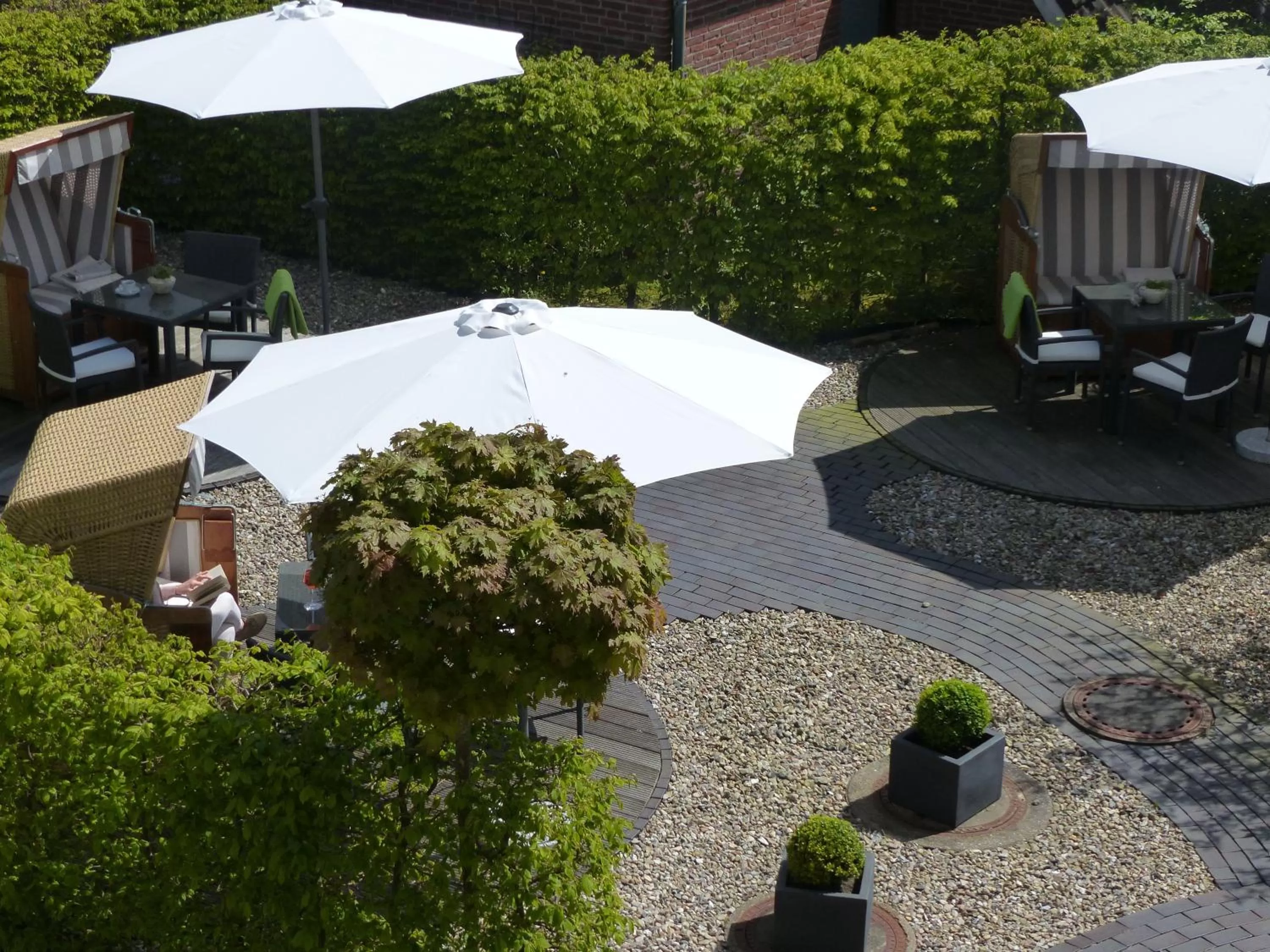 Garden, Pool View in Akzent Hotel Dorn