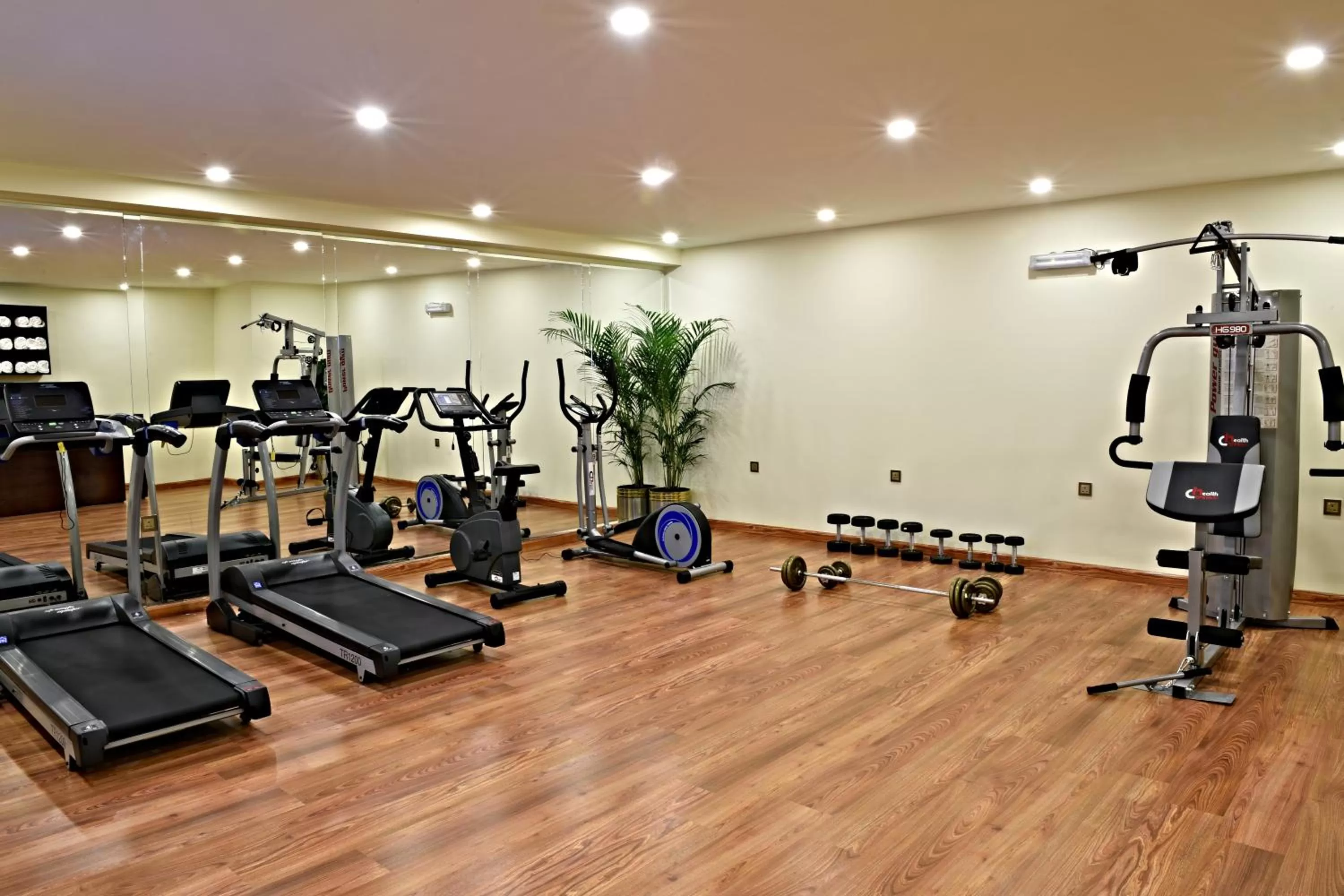 Fitness centre/facilities in Garden Plaza Hotel