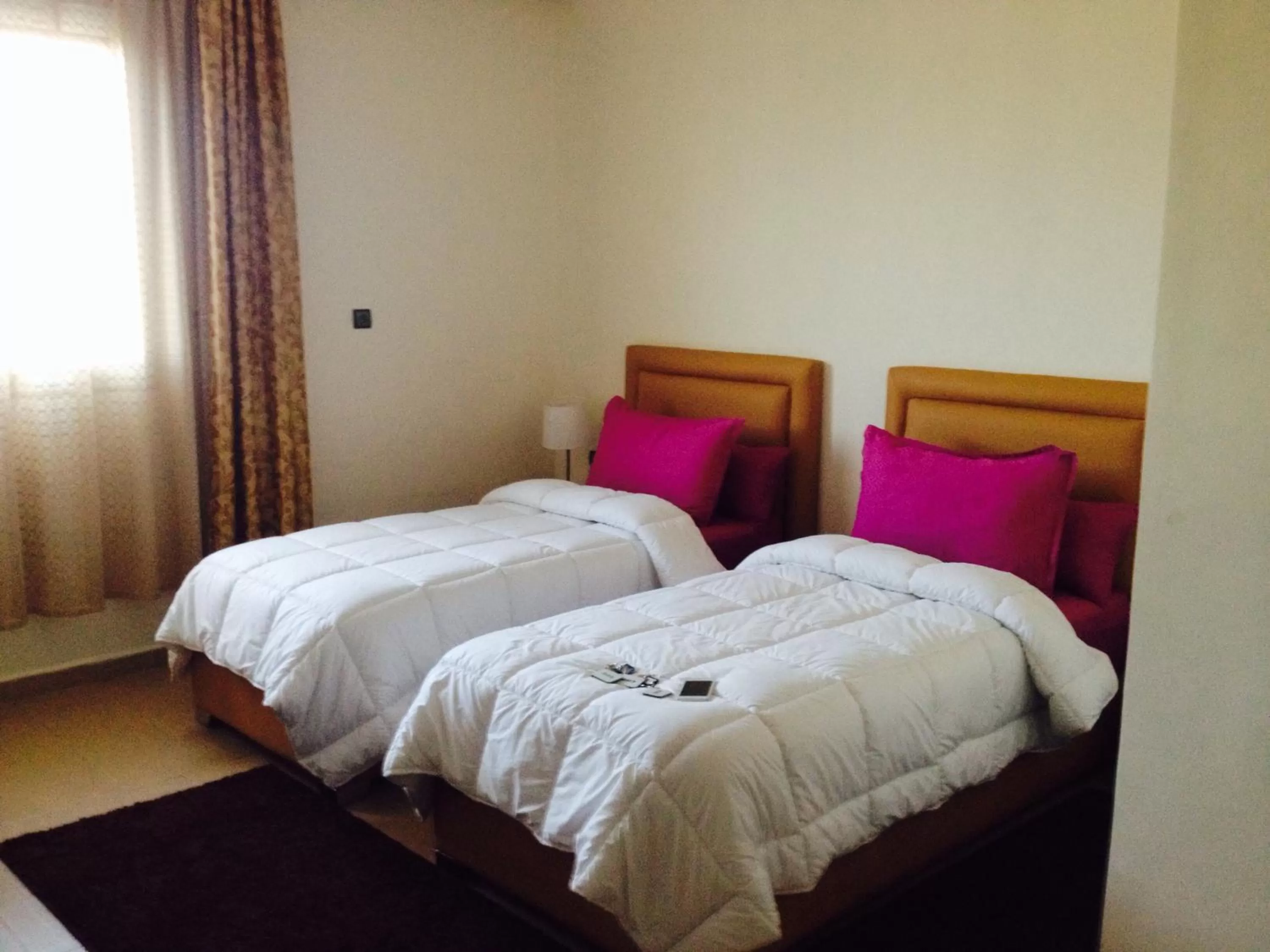 Bed in Hotel Salime Al Khozama