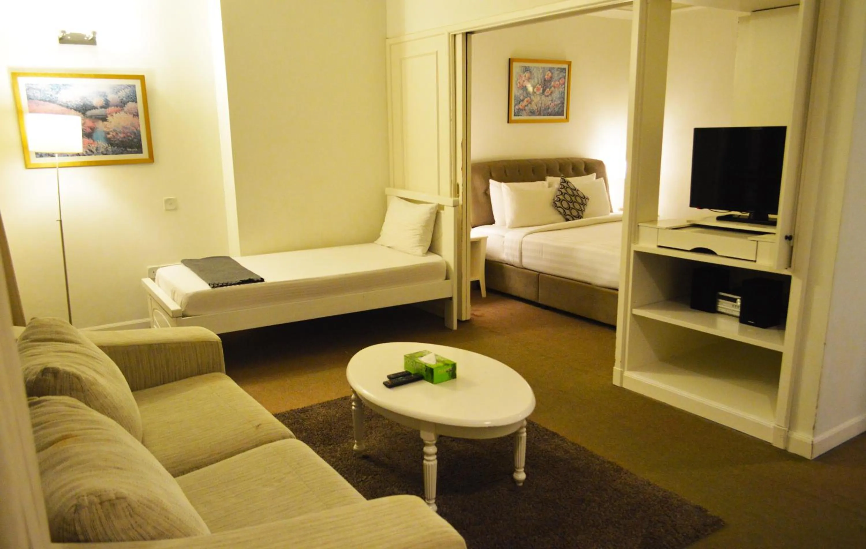 Night, Bed in Serviced Apartments at Times Square Kuala Lumpur by Robinsons