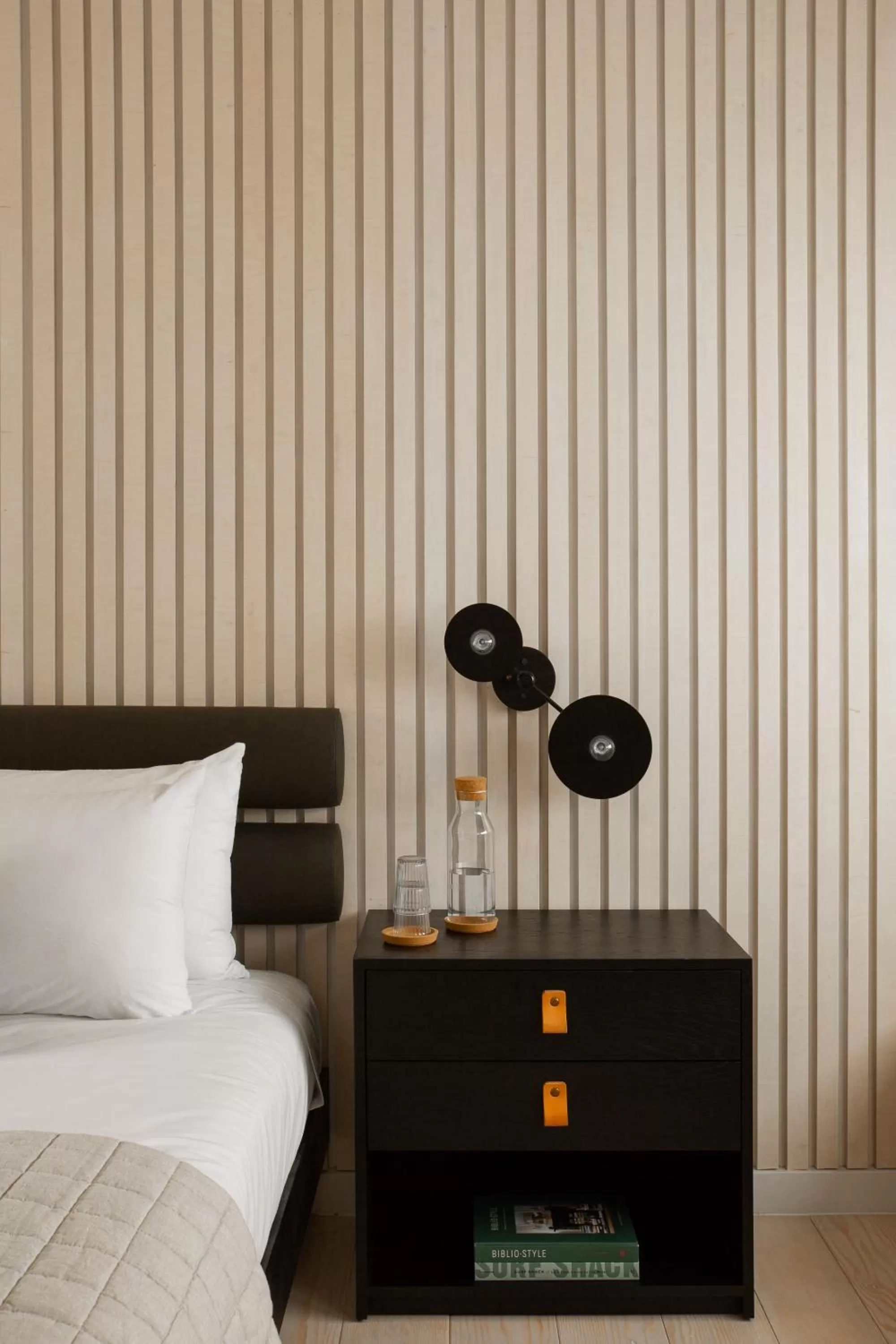 Decorative detail, Bed in White Water