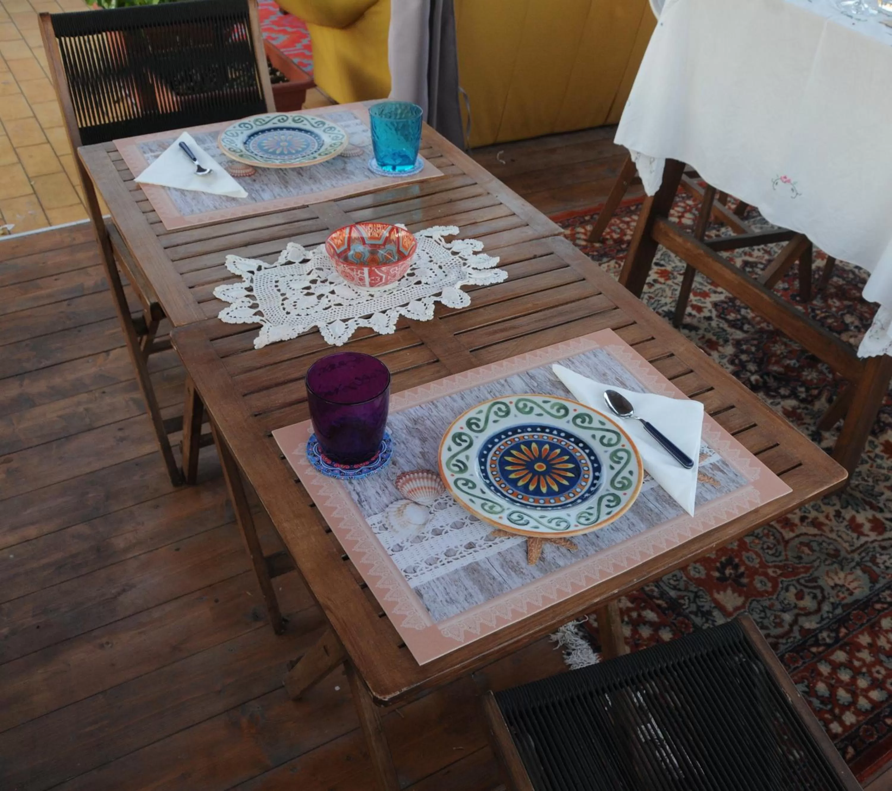Dining area in La casa di Luna