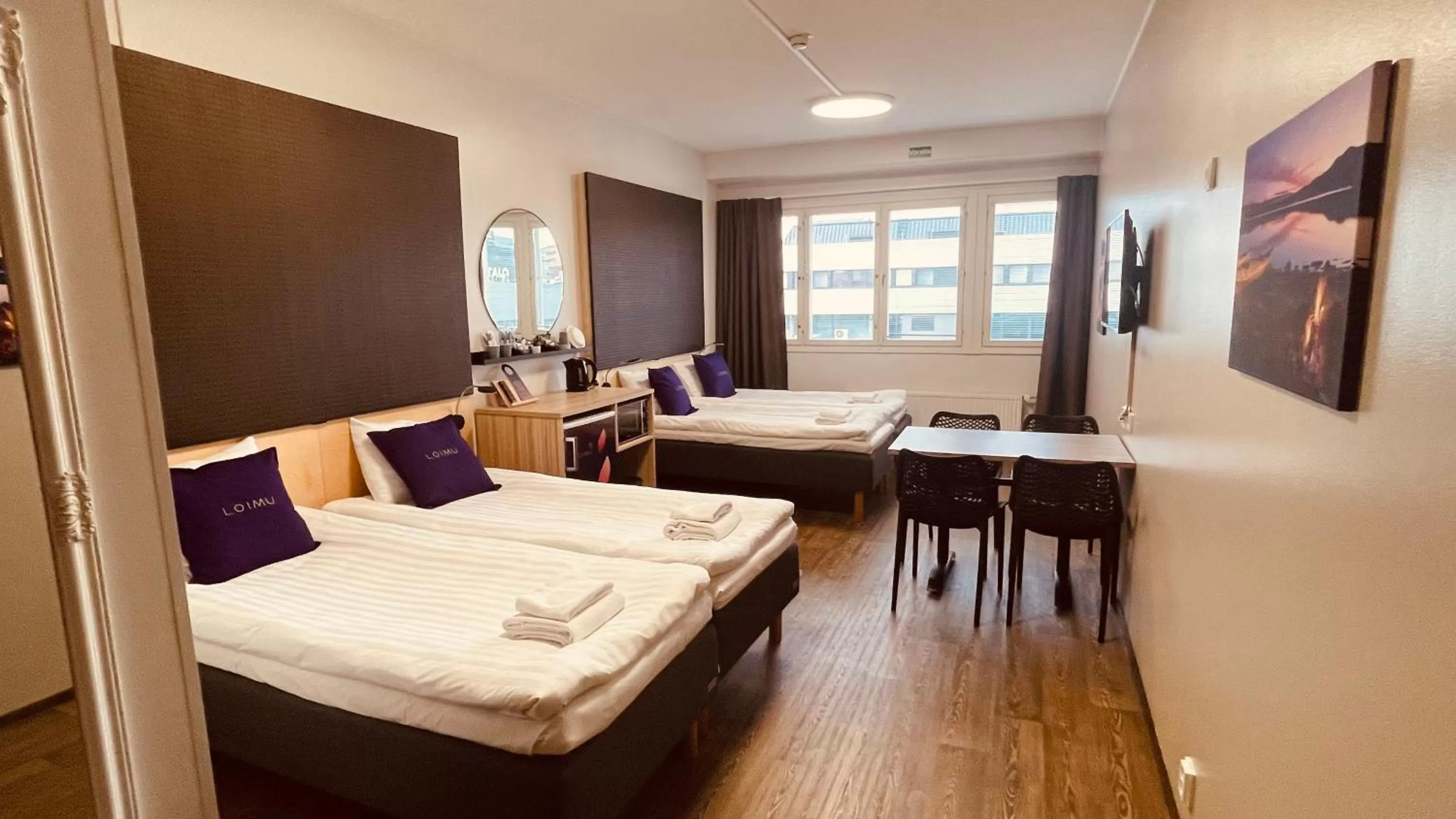 Living room in Hotelli Loimu by UHANDA