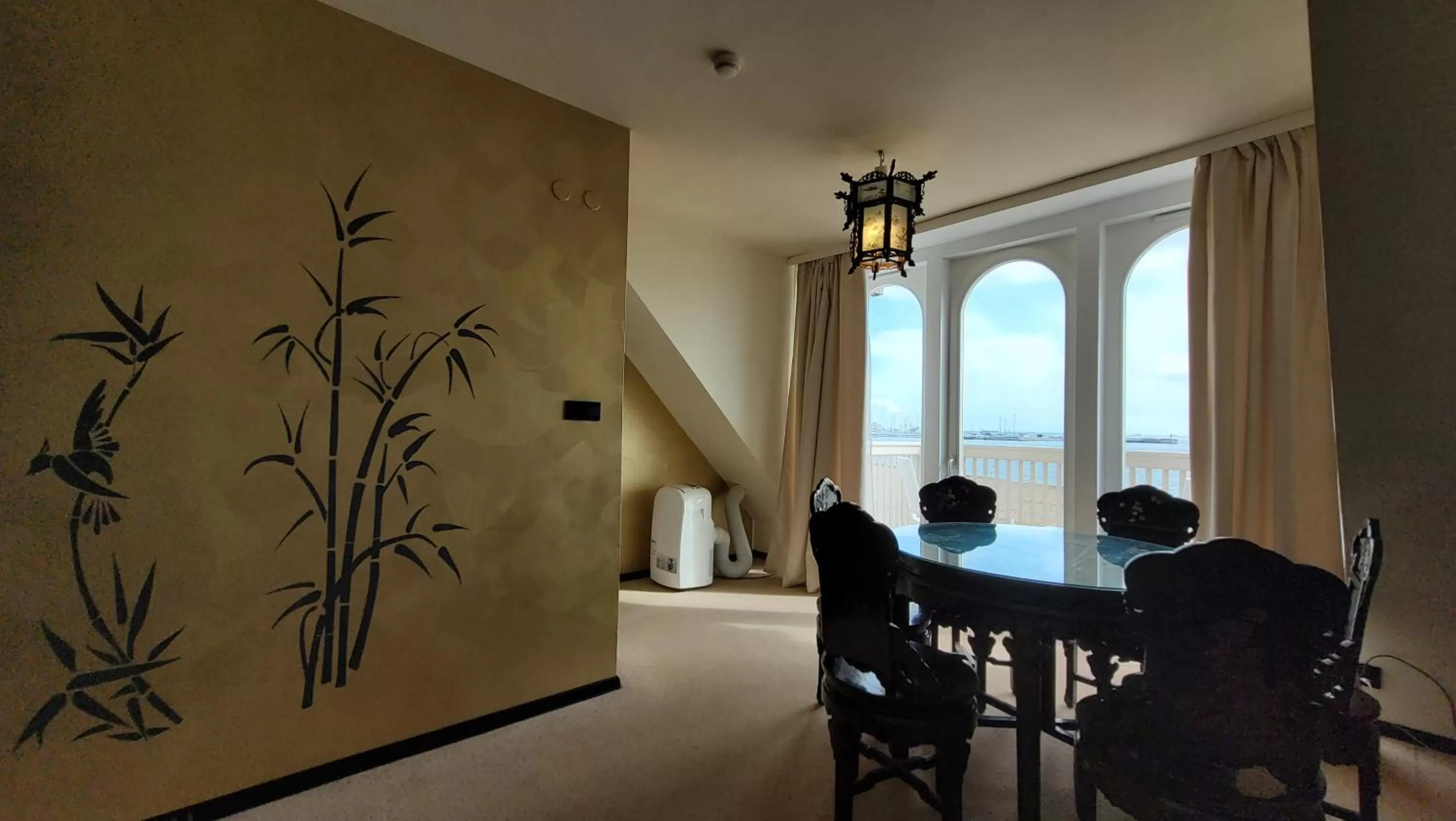 Living room in Hotel Zhong Hua