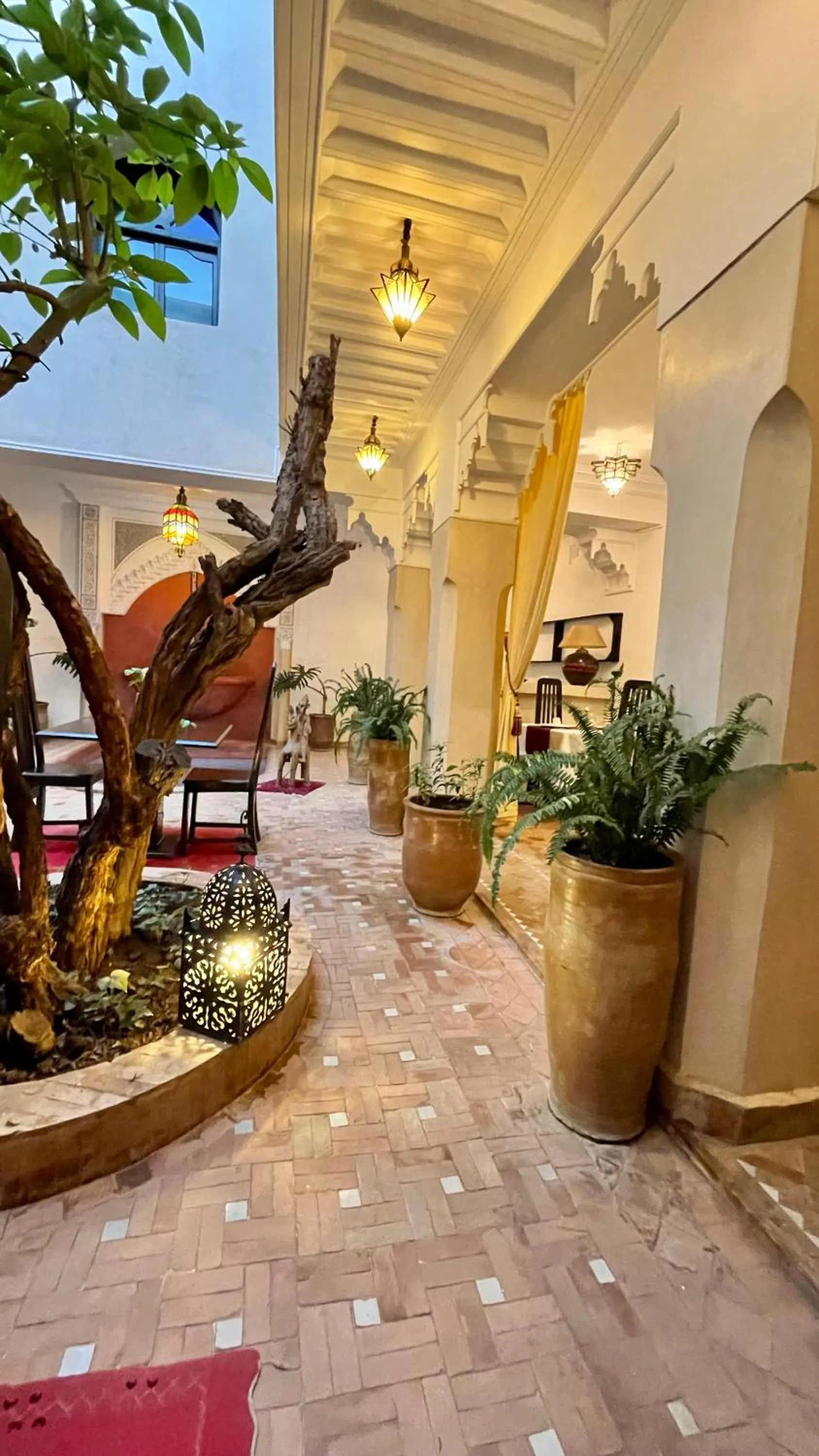 Patio in Riad Dar Foundouk and Spa