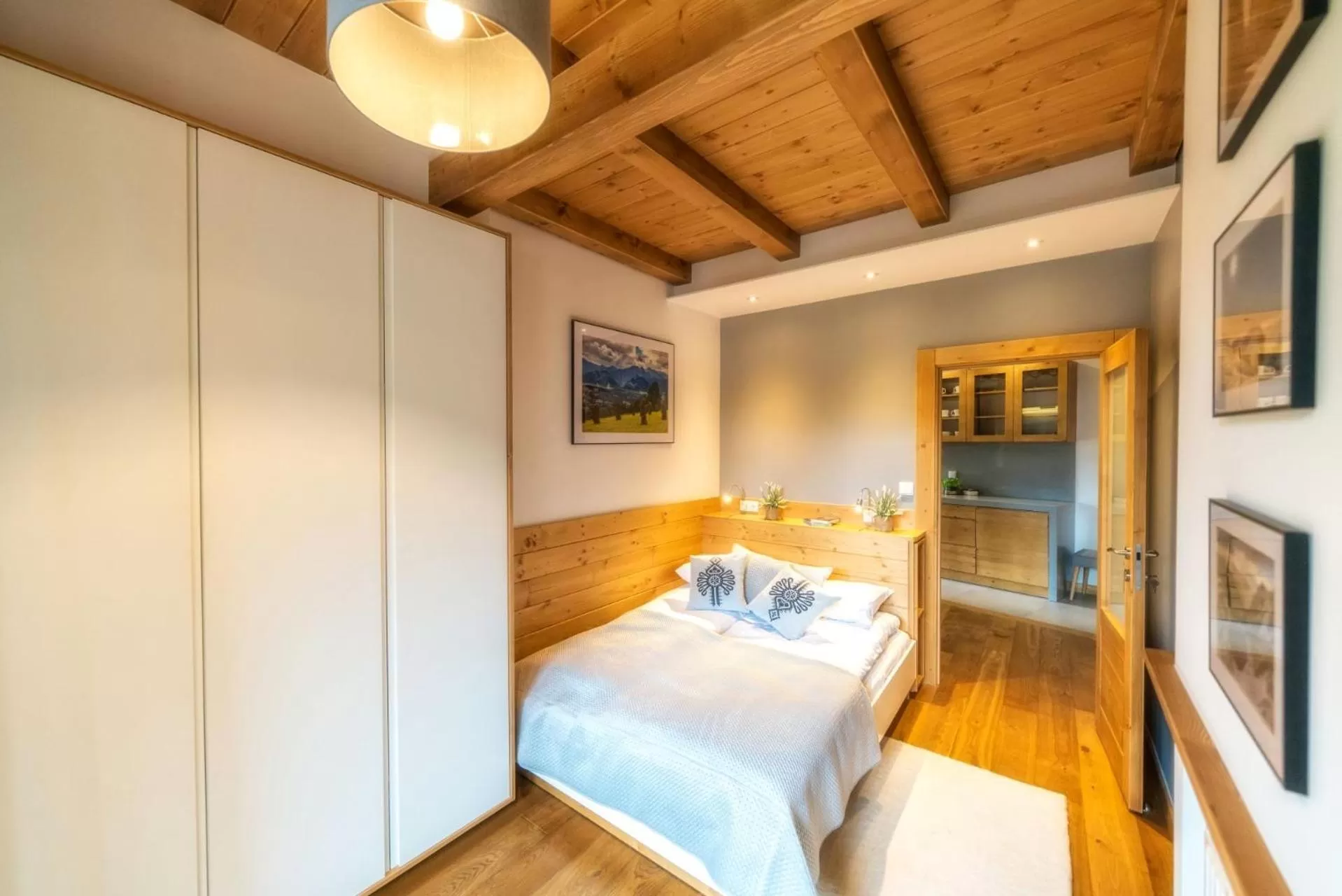 Bed in Aparthotel Giewont