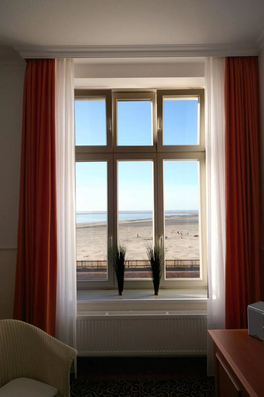 View (from property/room), Sea View in Strandhotel Hohenzollern