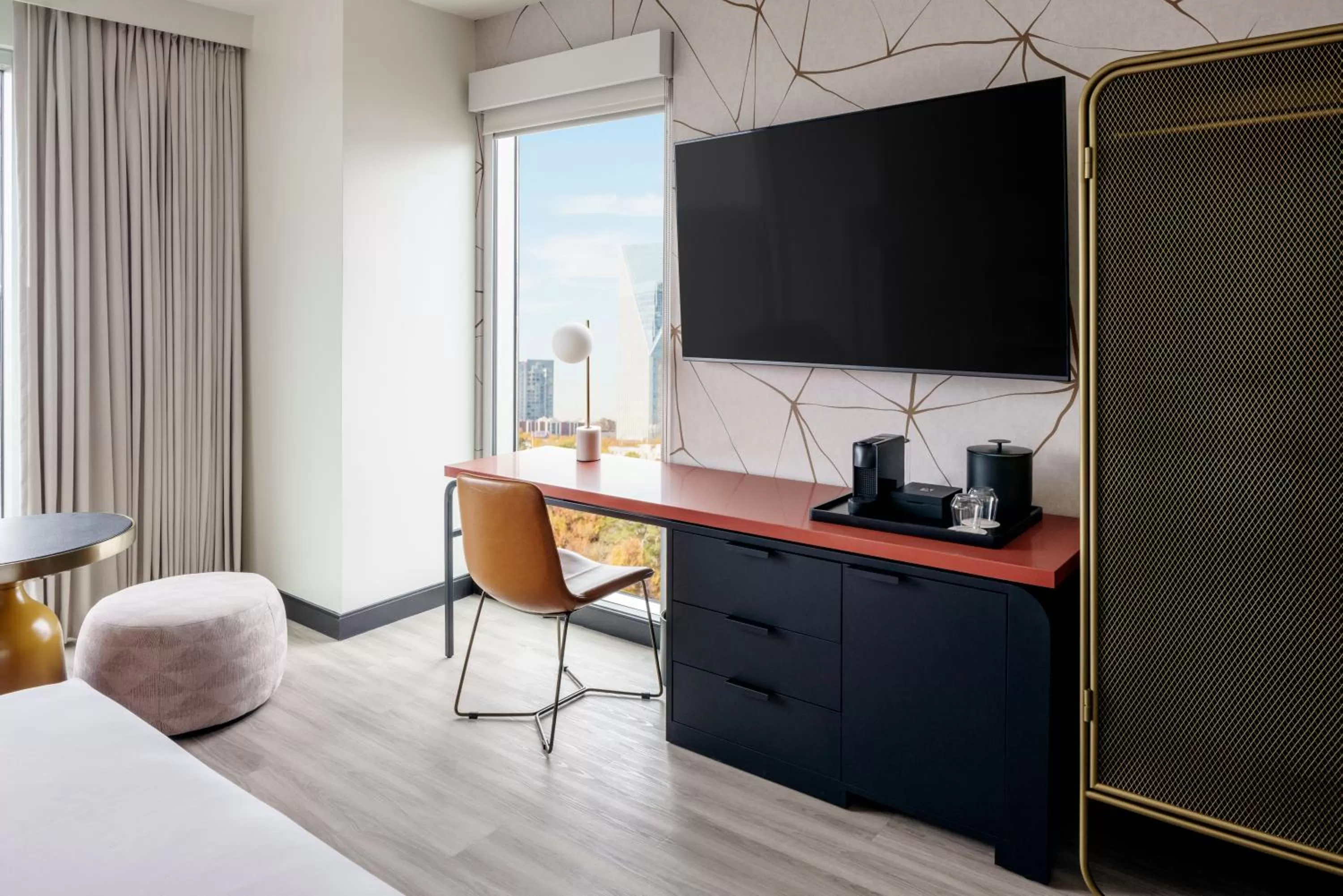 Decorative detail, Bed in Hyatt Centric Buckhead Atlanta