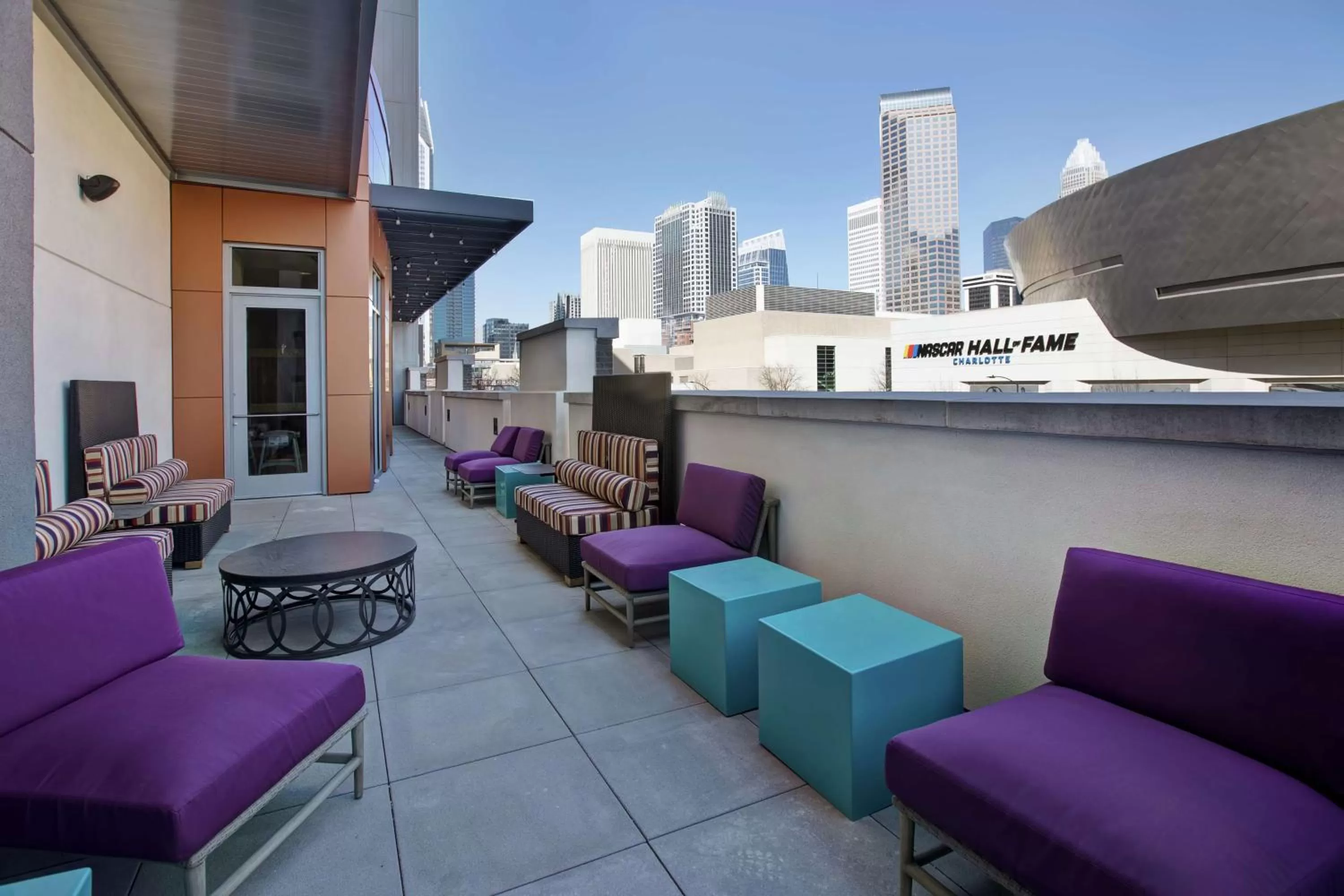 Patio in Home2 Suites By Hilton Charlotte Uptown