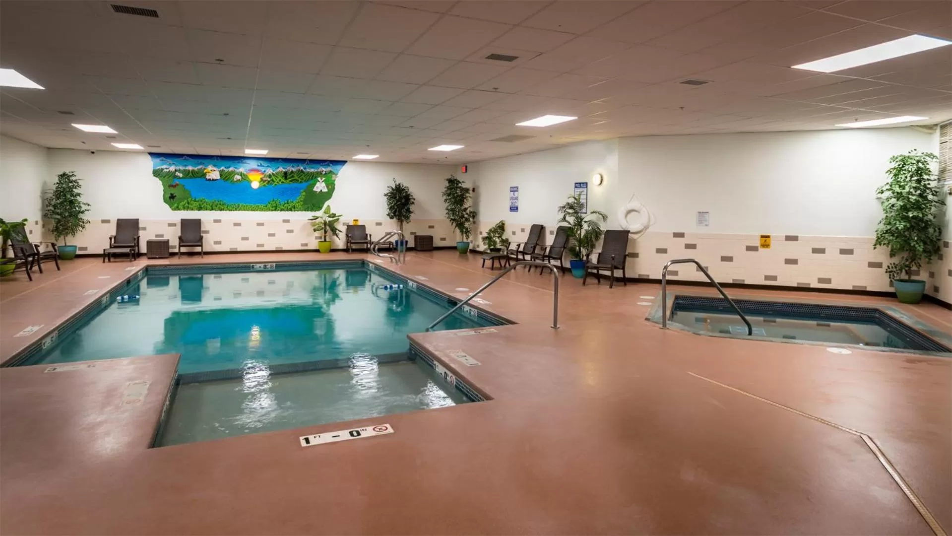 Swimming pool in Coeur D'Alene Casino Resort Hotel