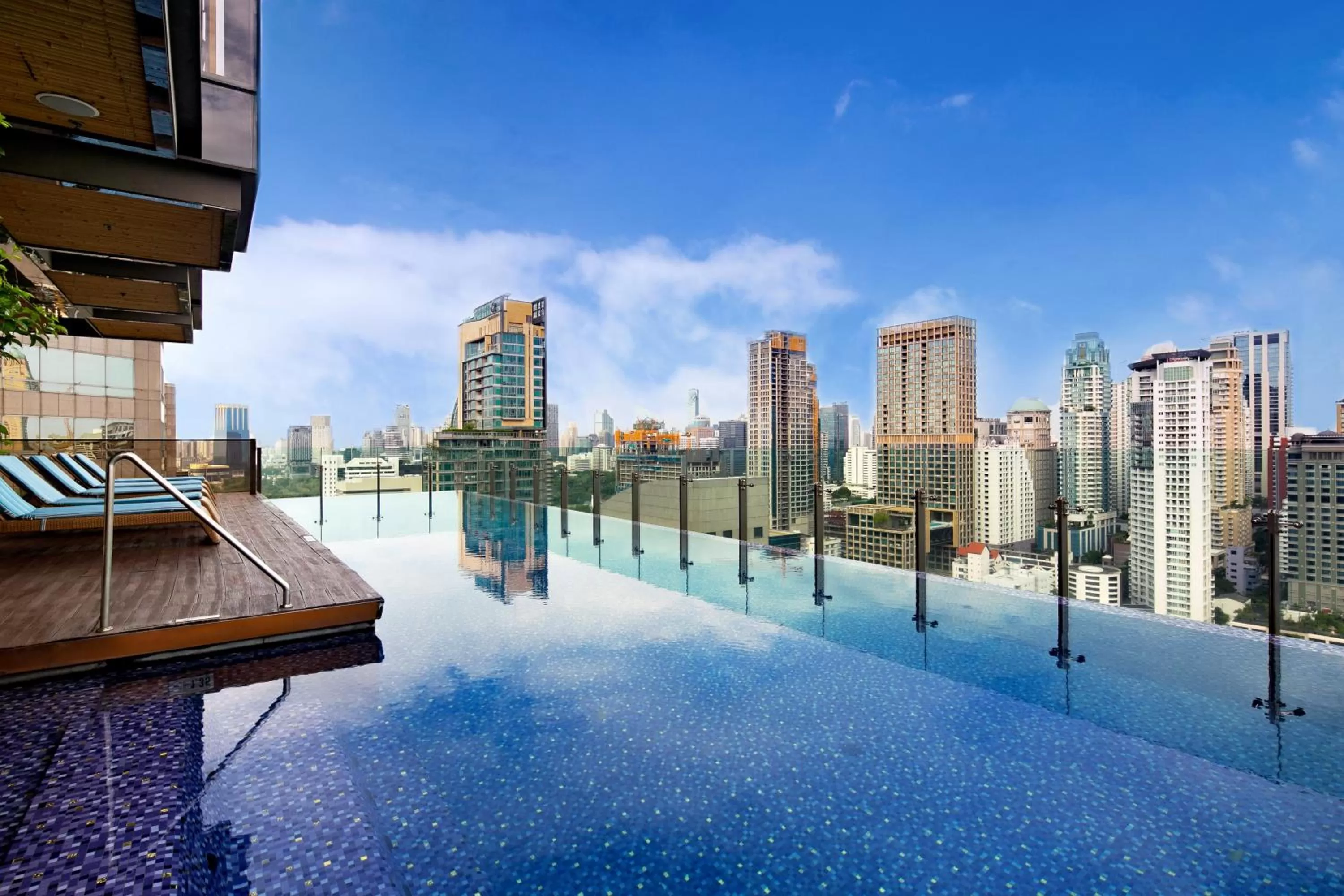 Swimming pool in Hotel Indigo Bangkok Wireless Road by IHG