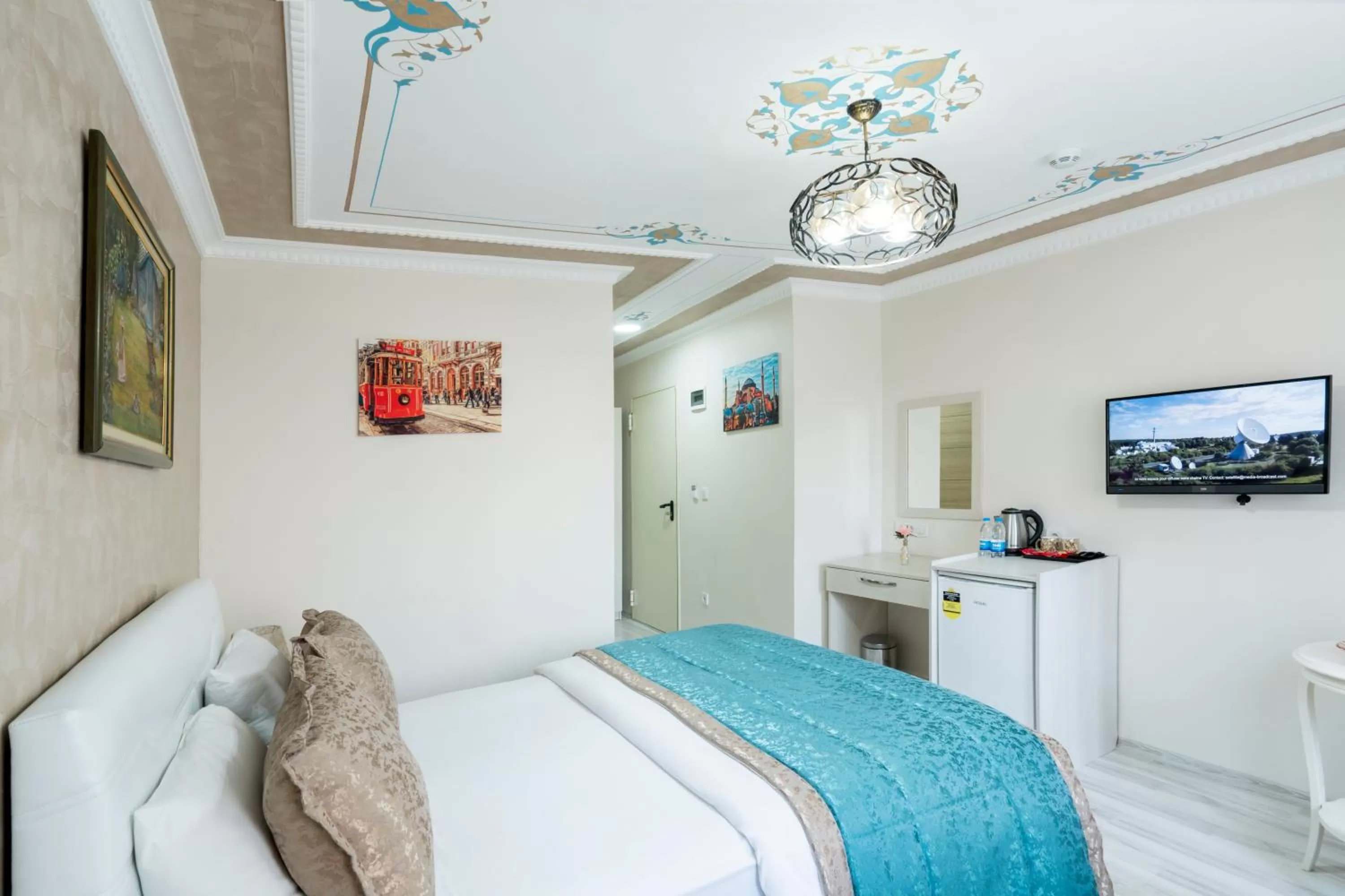 Decorative detail, Bed in ATAM HOTEL