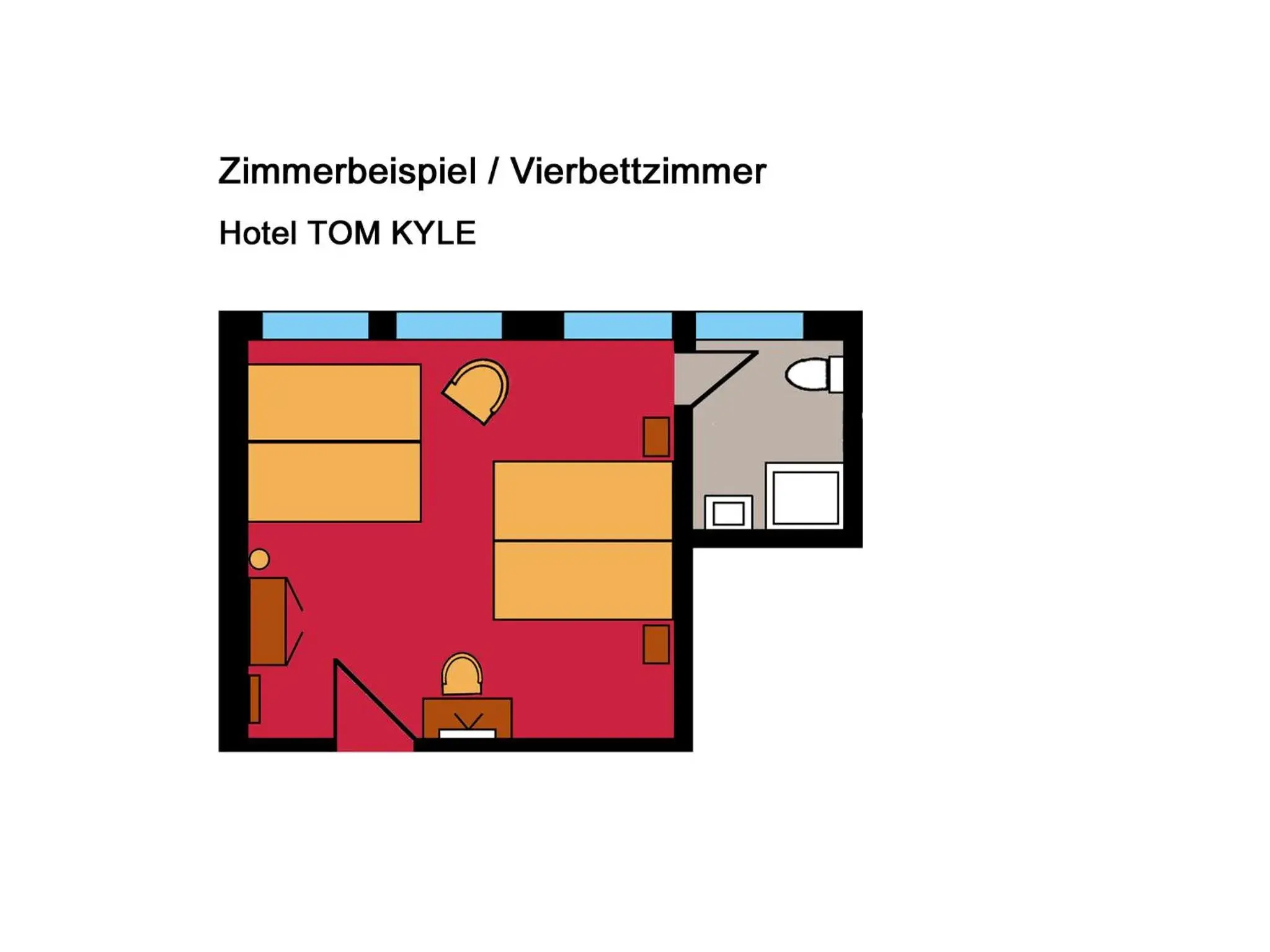 Quadruple Room in Comfort Hotel tom Kyle Quadruple Room in Comfort Hotel tom Kyle