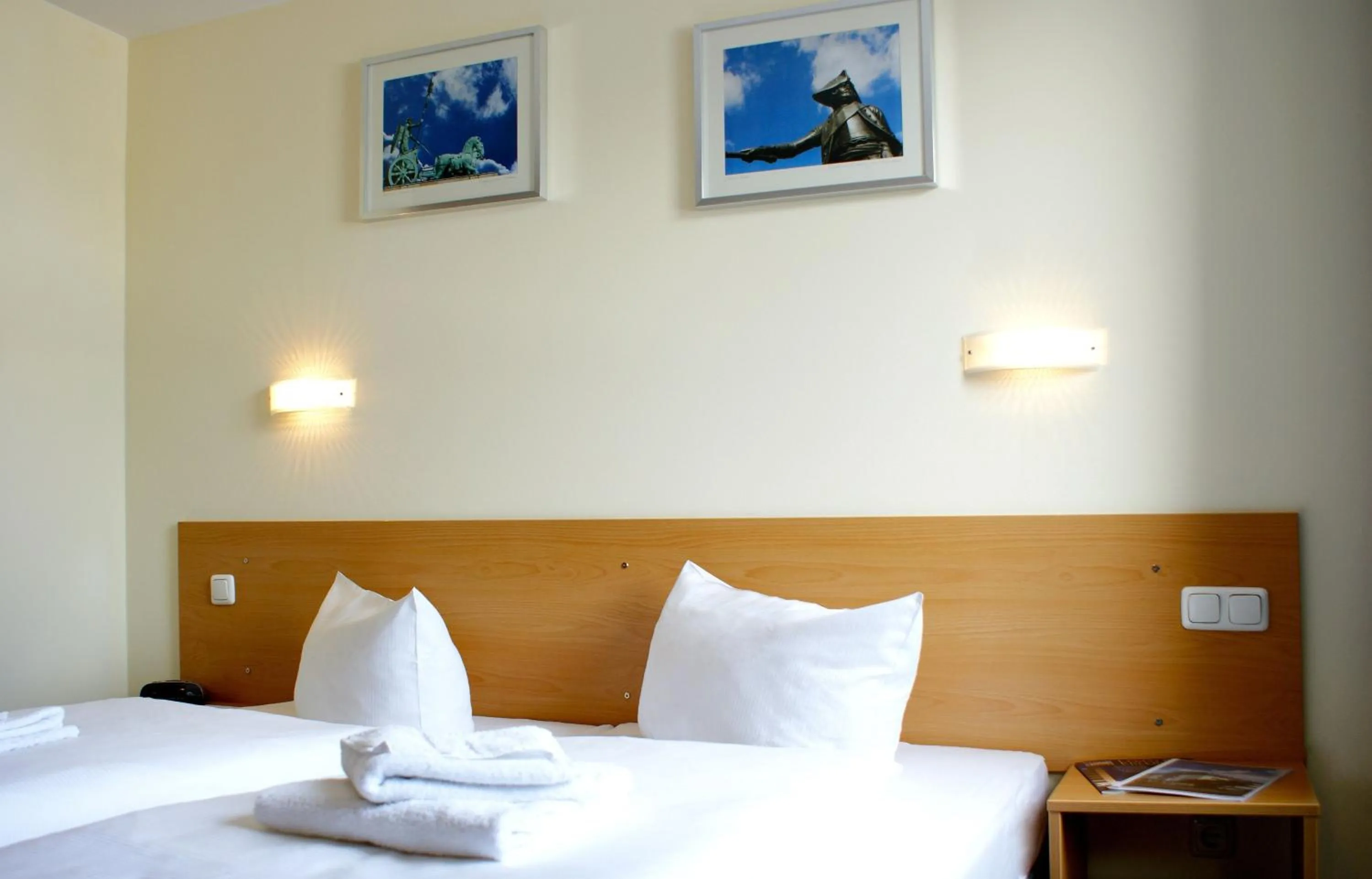 Bed in Familienhotel Citylight