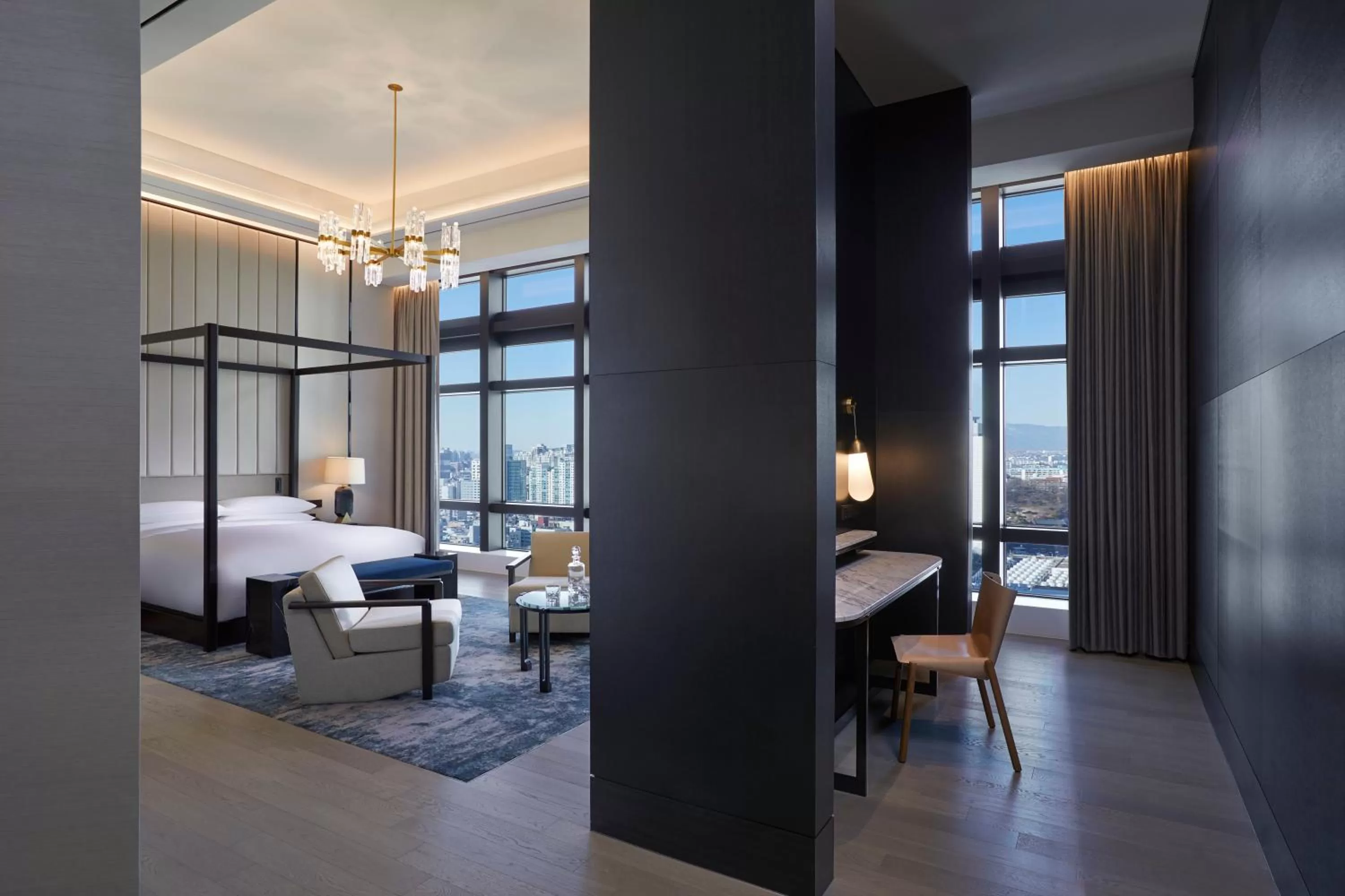 Bedroom, Bed in Grand InterContinental Seoul Parnas by IHG