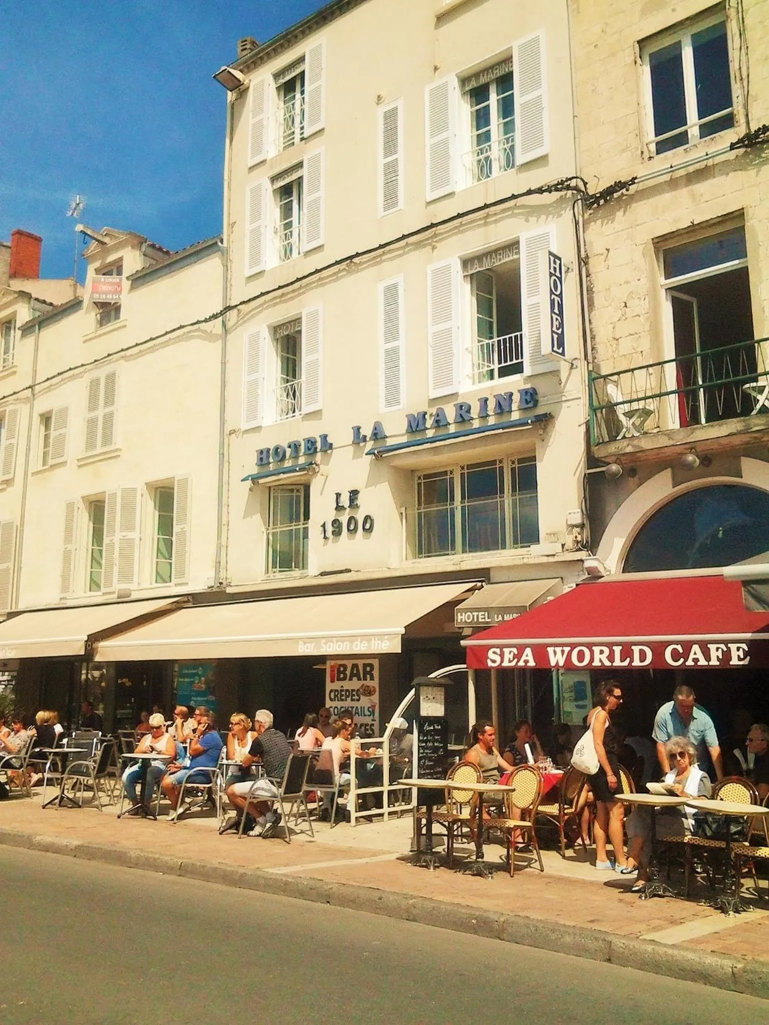 Facade/entrance in Hotel La Marine, Vieux Port