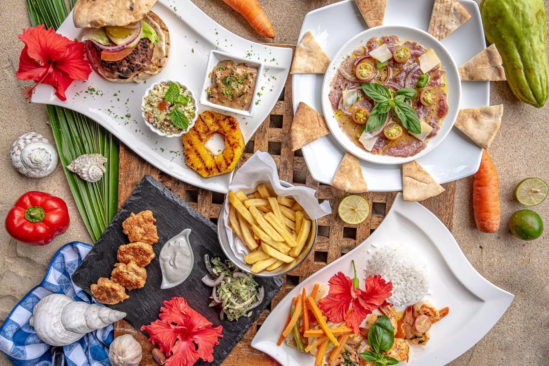 Food and drinks, Food in Oasis Bluff Beach