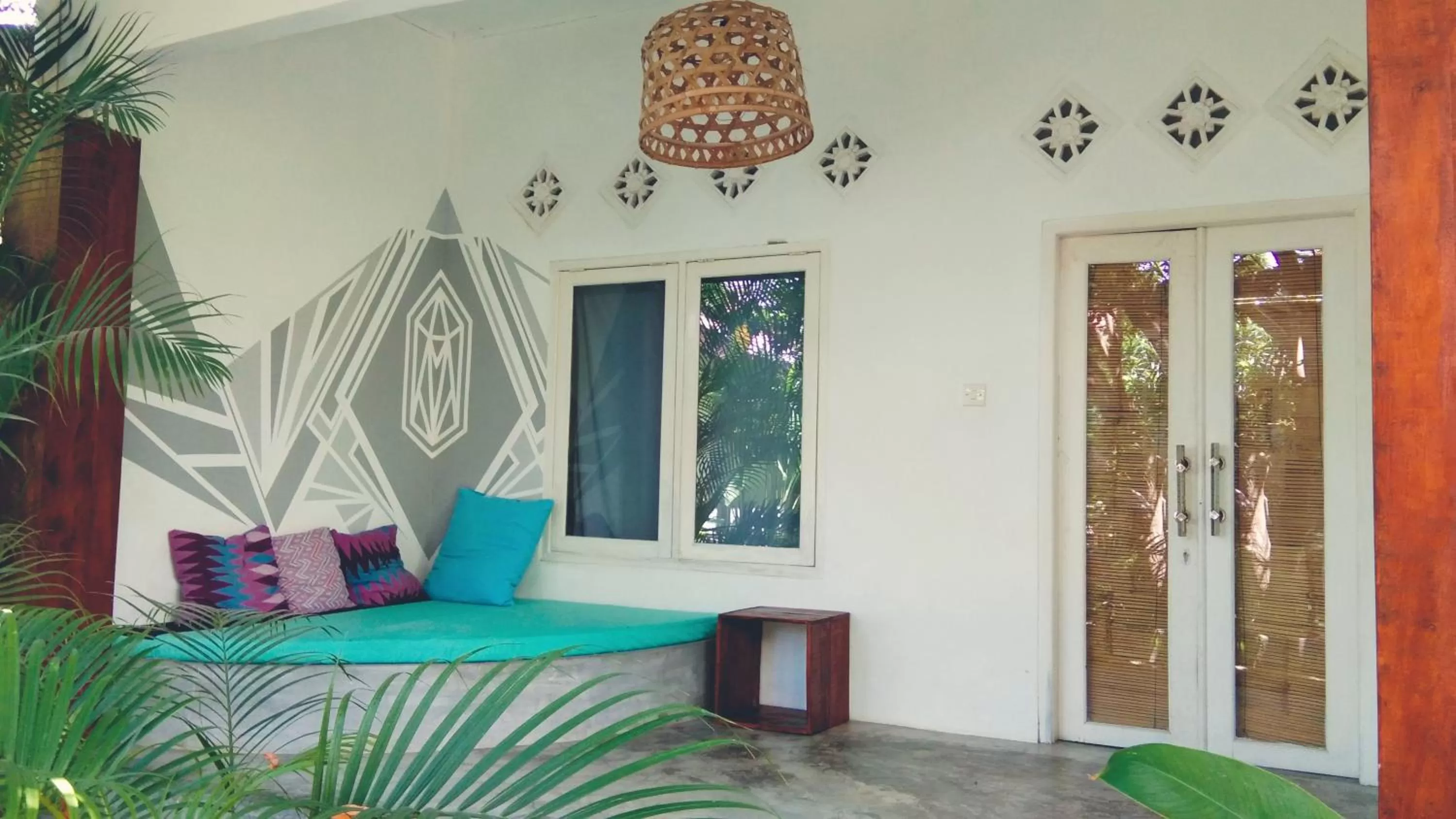 Patio in Café des Arts Gili Air