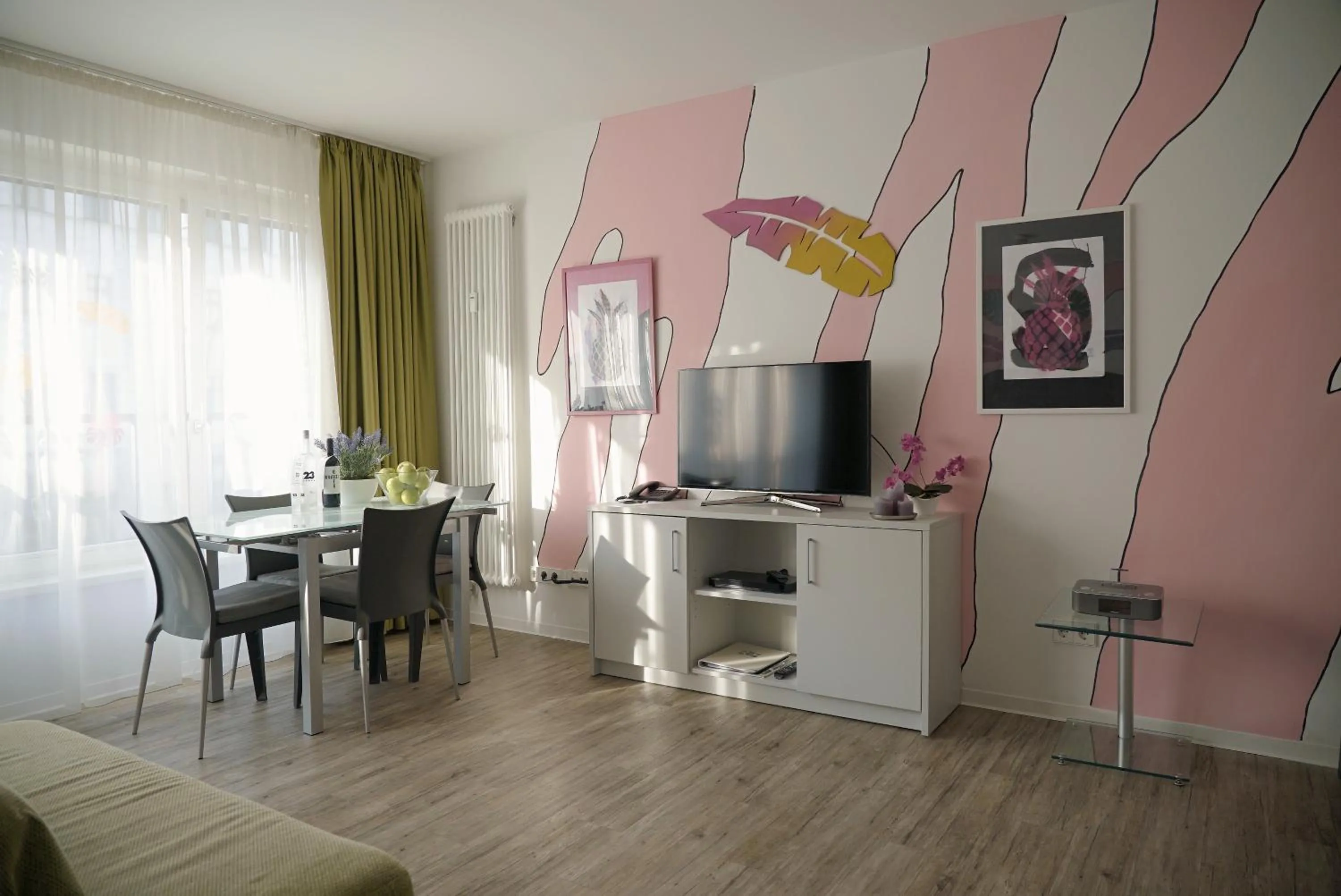 Living room in Apartments Rosenthal Residence